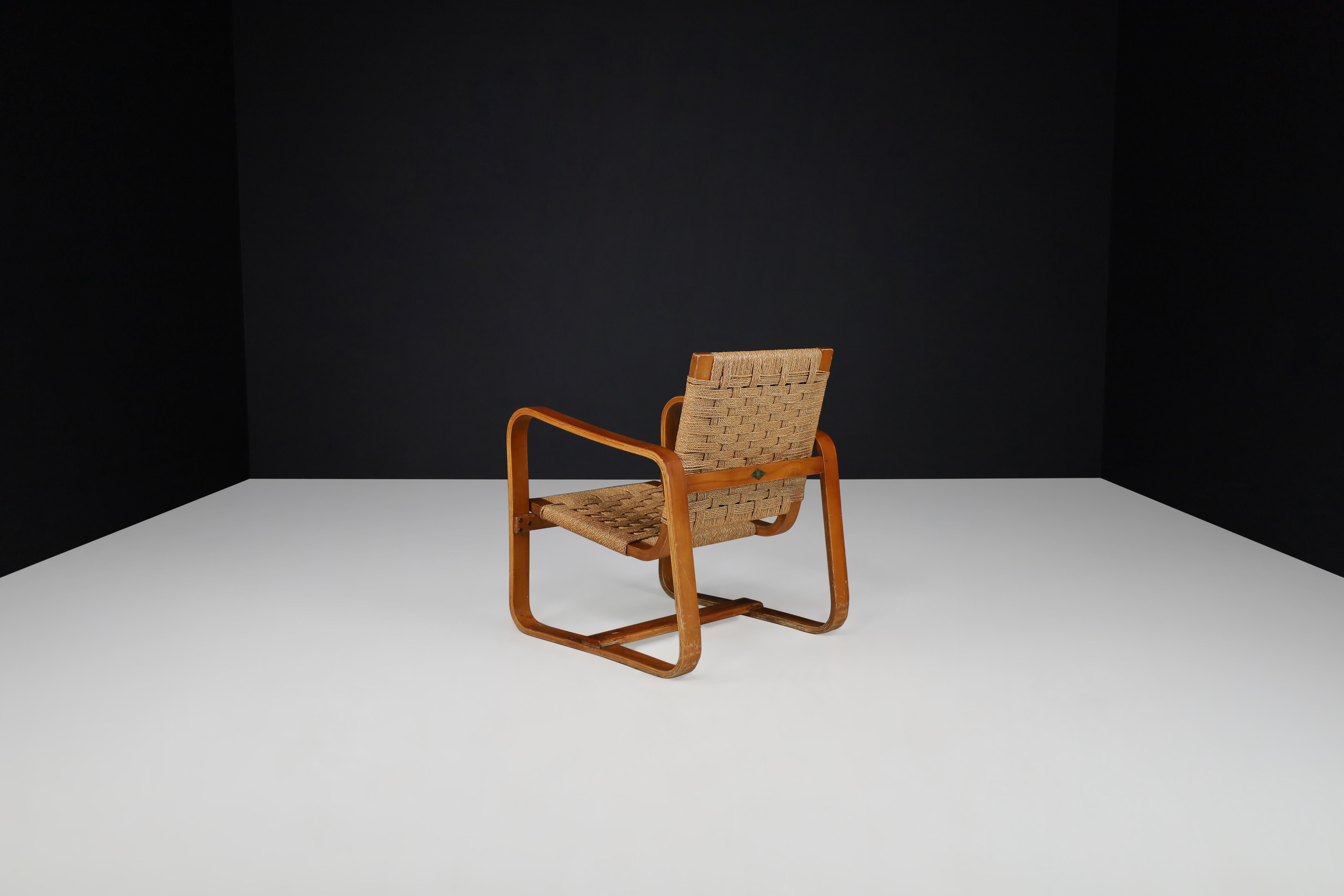 Fauteuils 'Bocconi' de Giuseppe Pagano Pogatschnig, Italie, années 1940   en vente 4