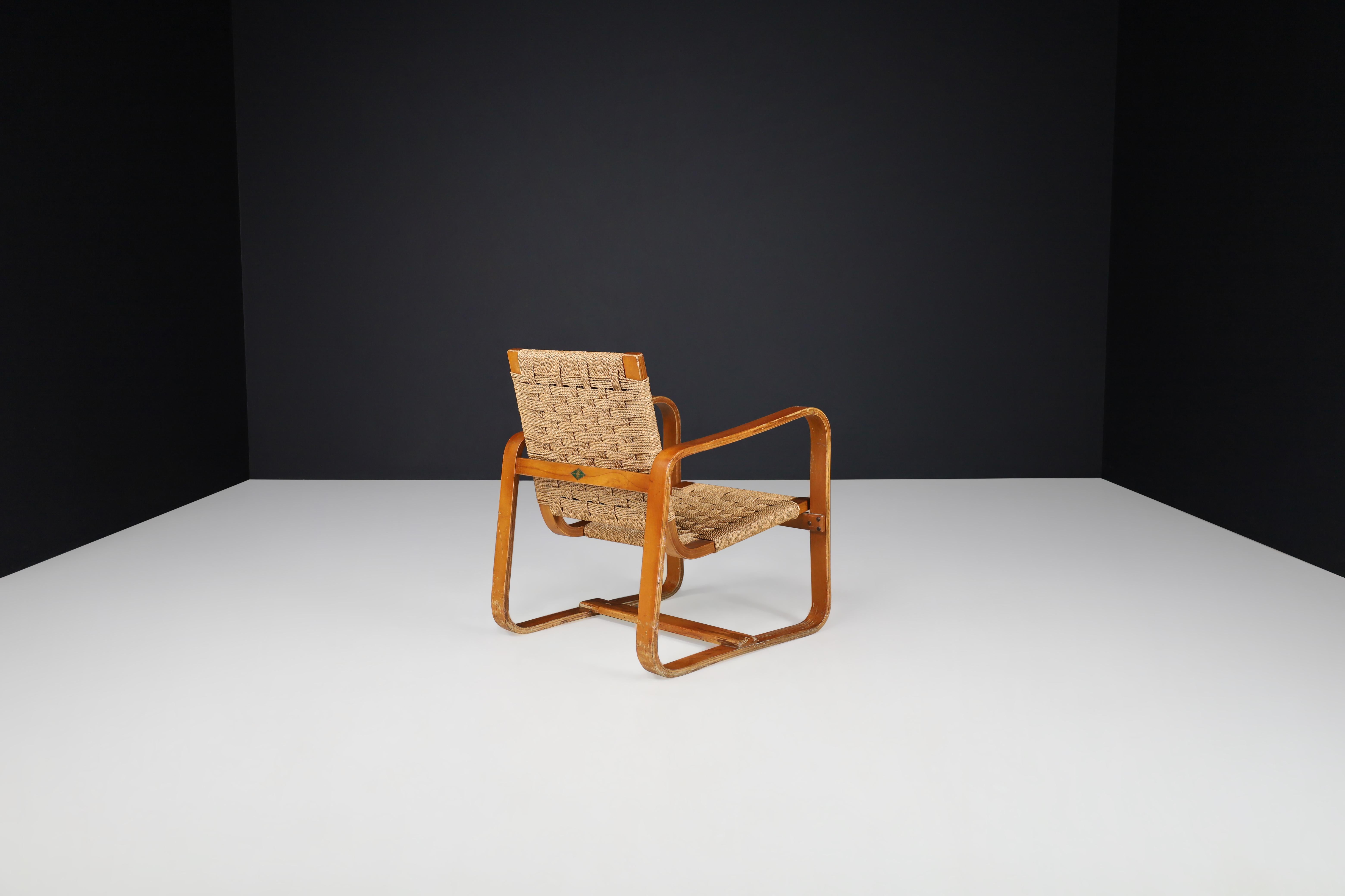 Fauteuils 'Bocconi' de Giuseppe Pagano Pogatschnig, Italie, années 1940   en vente 5