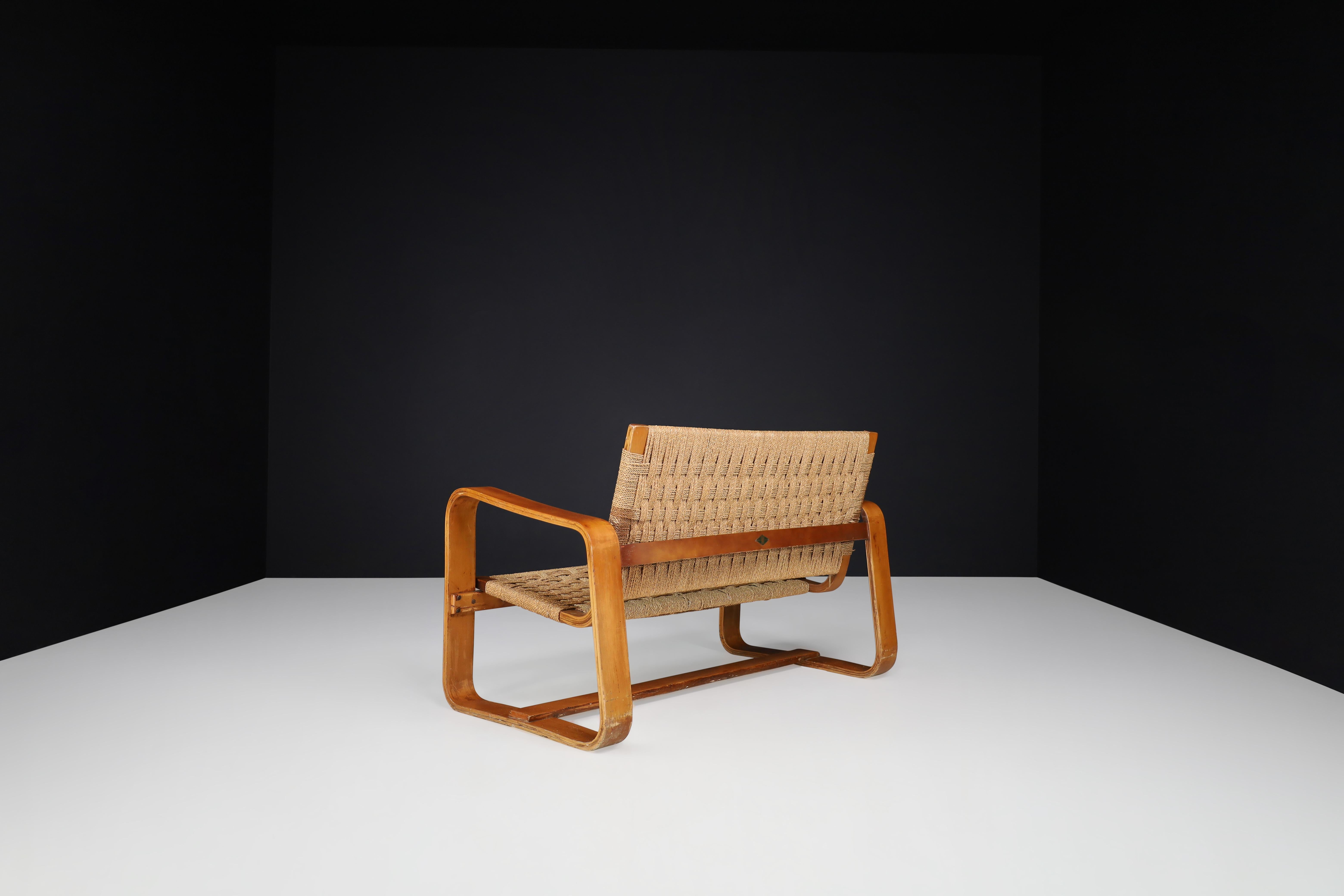 Mid-Century Modern Giuseppe Pagano Pogatschnig. 'Bocconi' Sofa, Italy, 1940s For Sale