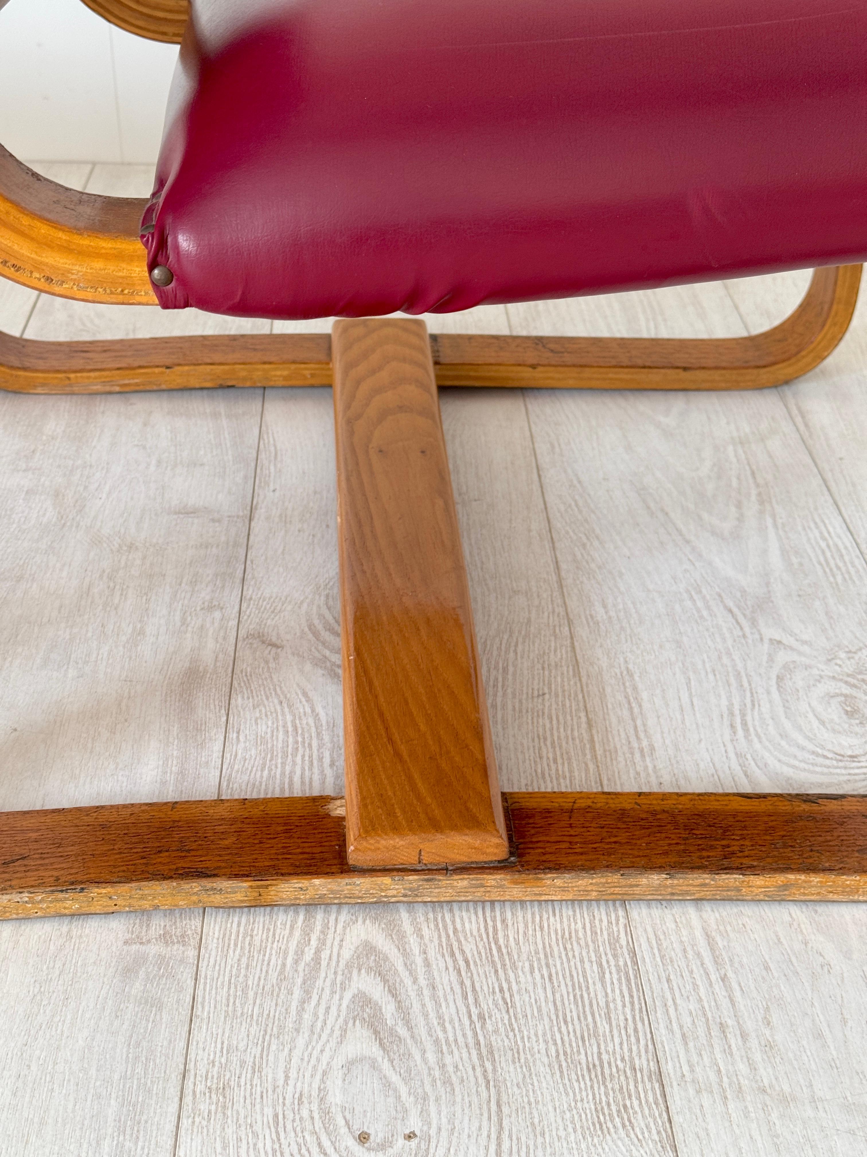 Giuseppe Pagano Pogatschnig, Pair of armchairs mod. Lamellare, 1941 For Sale 8