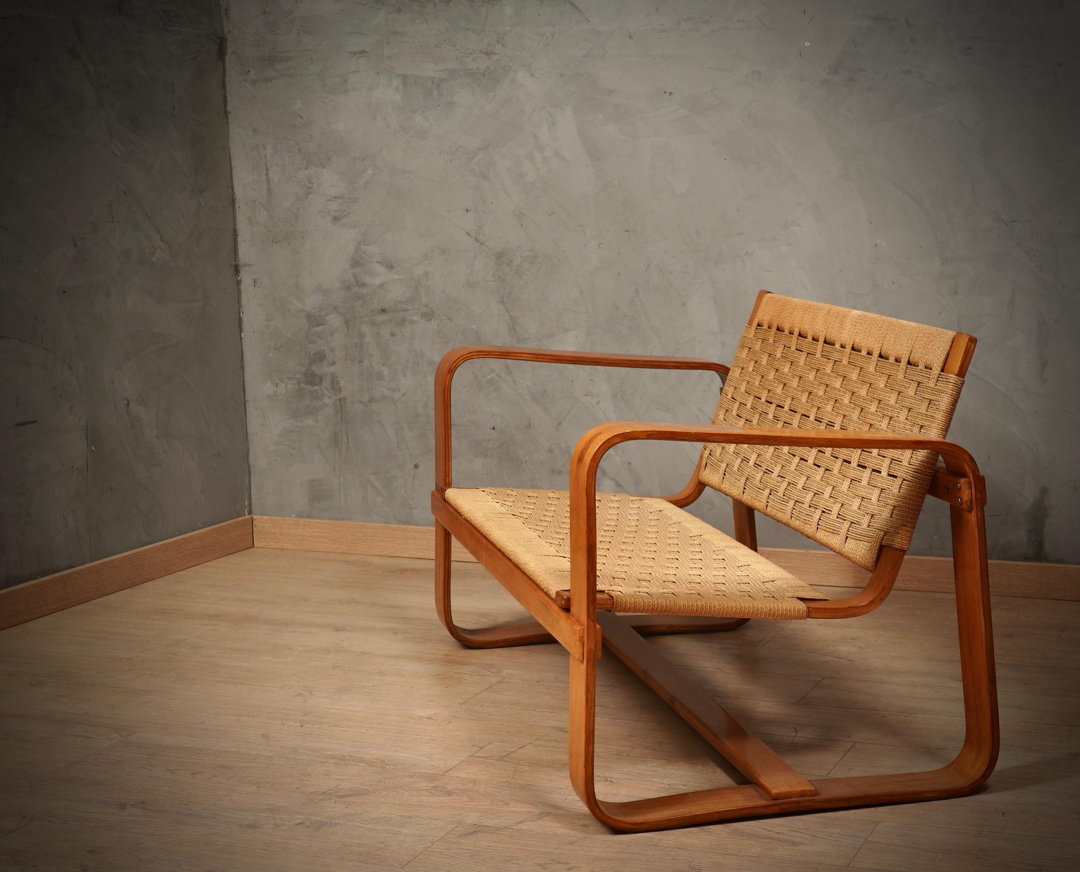 Italienisches Sofa von Giuseppe Pagano Pogatschnig e Gino Maggioni, 1940 im Angebot 1