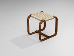 Giuseppe Pagano Pogatschnig & Gino Maggioni Polsterhocker aus Sperrholz und Seil