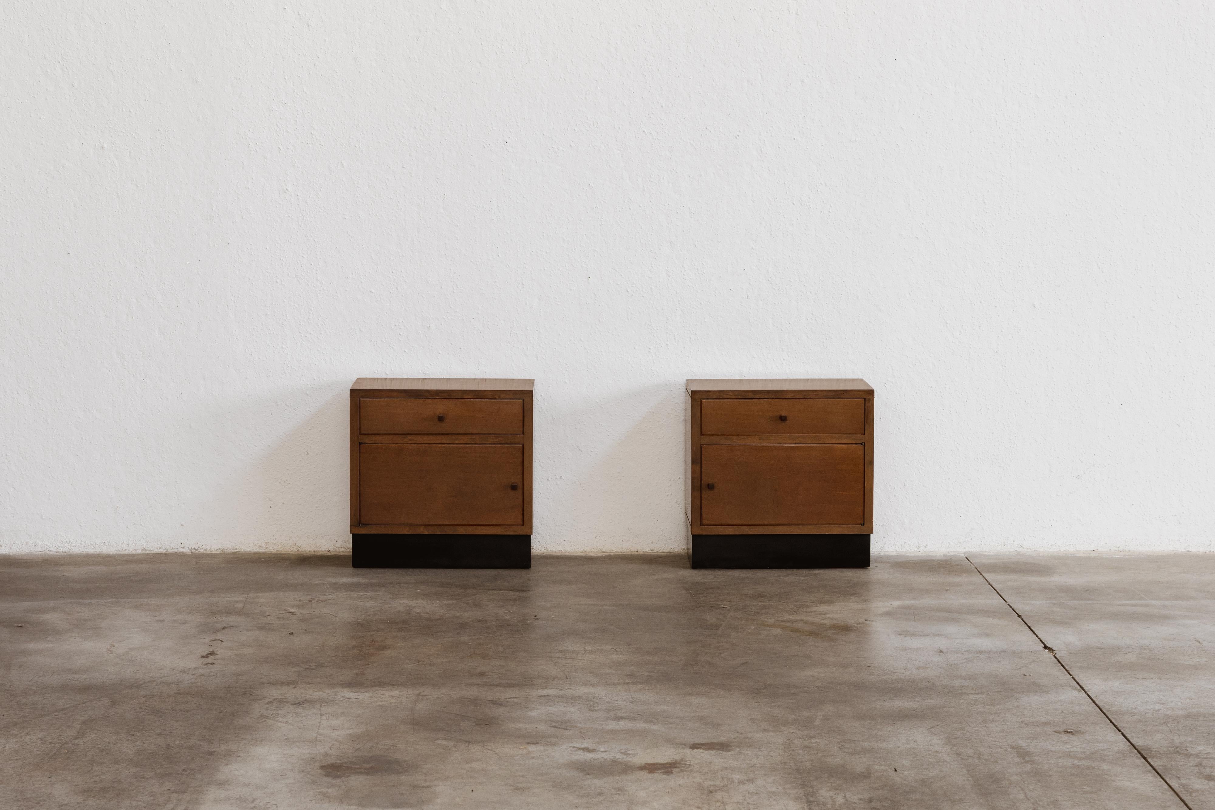Giuseppe Pagano Pogatschnig Tables de nuit rationalistes, 1938, set de 2 en vente 3