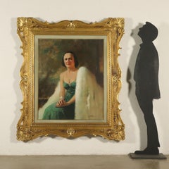 Portrait de femme Giuseppe Palanti Peinture à l'huile 20ème siècle