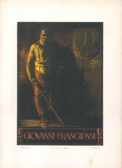 Giovanni Frangipani - Lithographie publicitaire vintage de G. Palanti - 1900 environ.