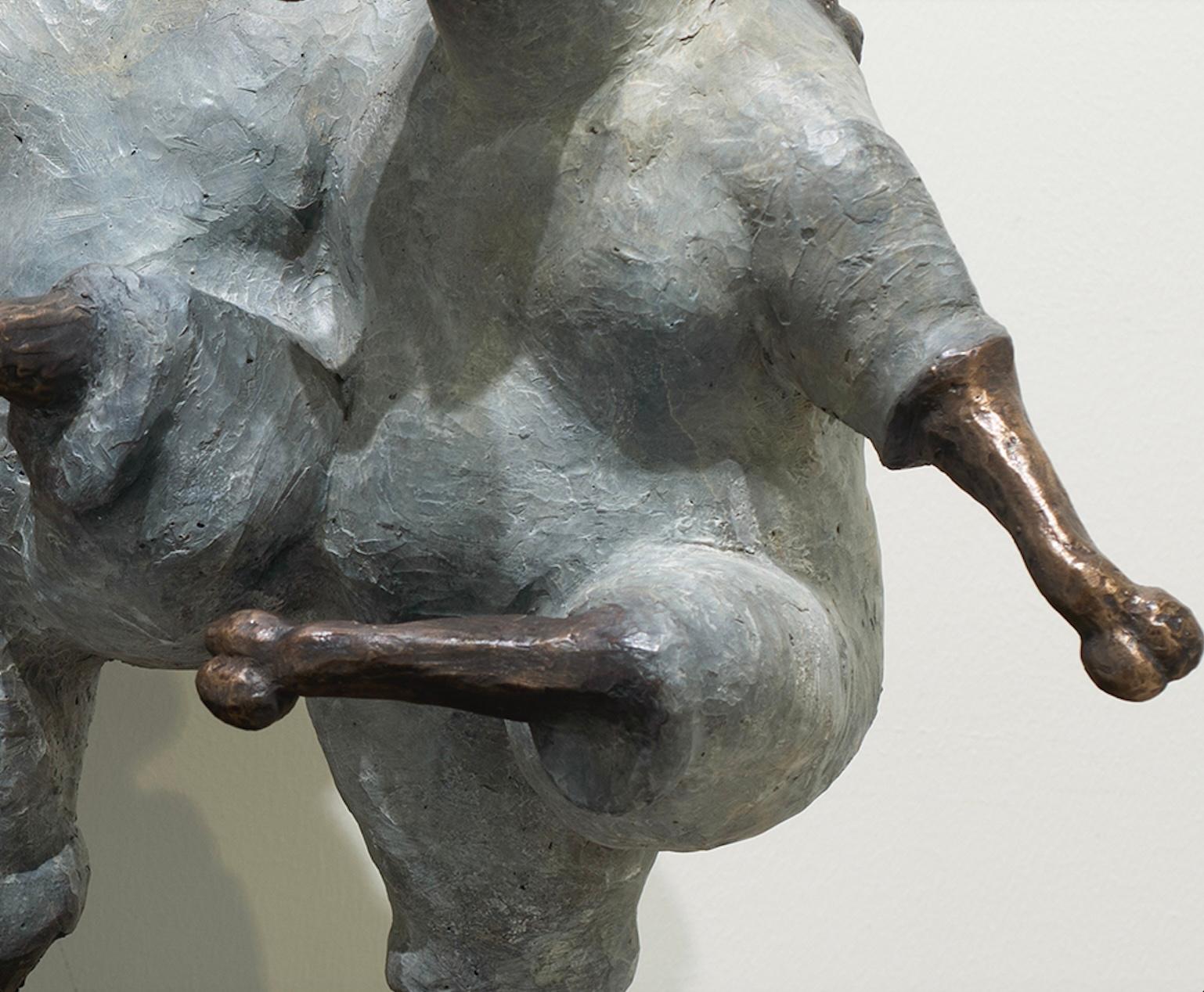 
Giuseppe Palumbo’s whimsical, anthropomorphic sculptures delve into the human psyche through irony, wit, and humor. By applying classical techniques to his contemporary subjects, Palumbo’s textured and spirited bronzes embody the essence of each