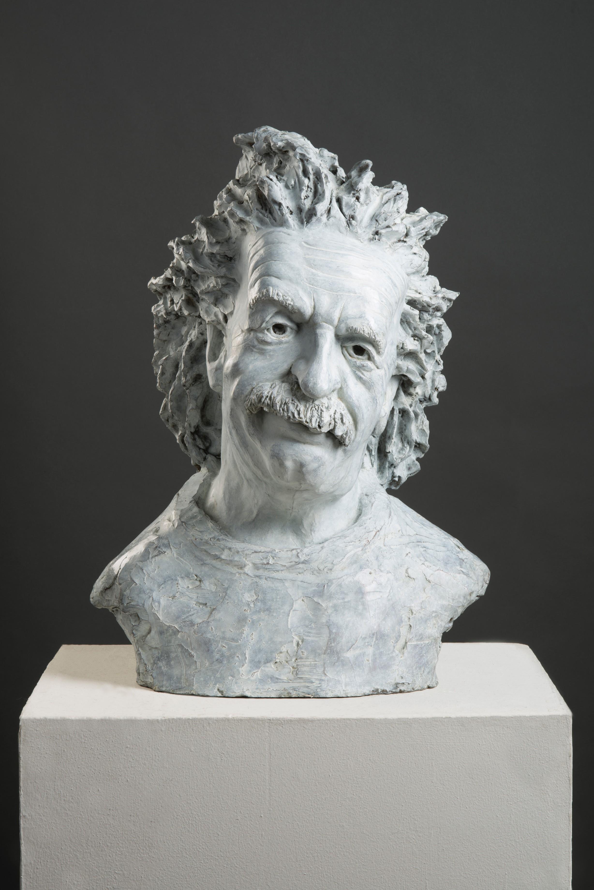 Figurative Sculpture Giuseppe Palumbo - Einstein 3/15