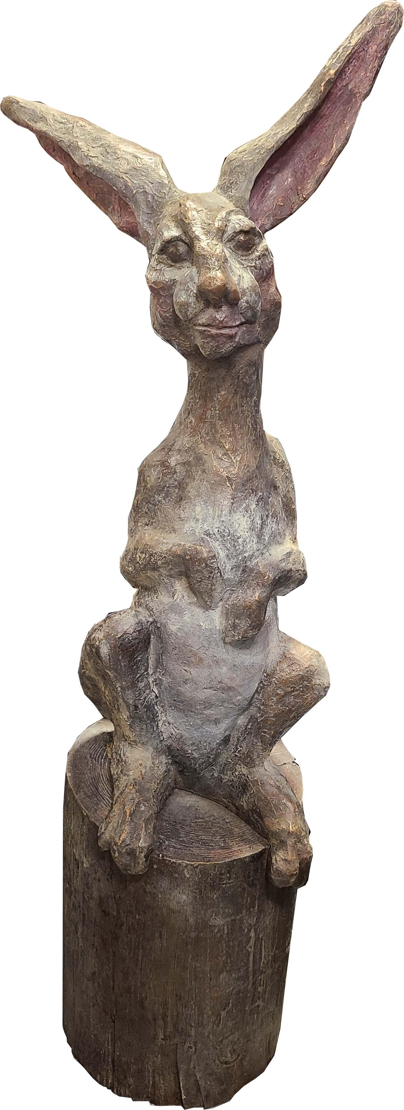 Giuseppe Palumbo Figurative Sculpture - Hare's to You 56/99