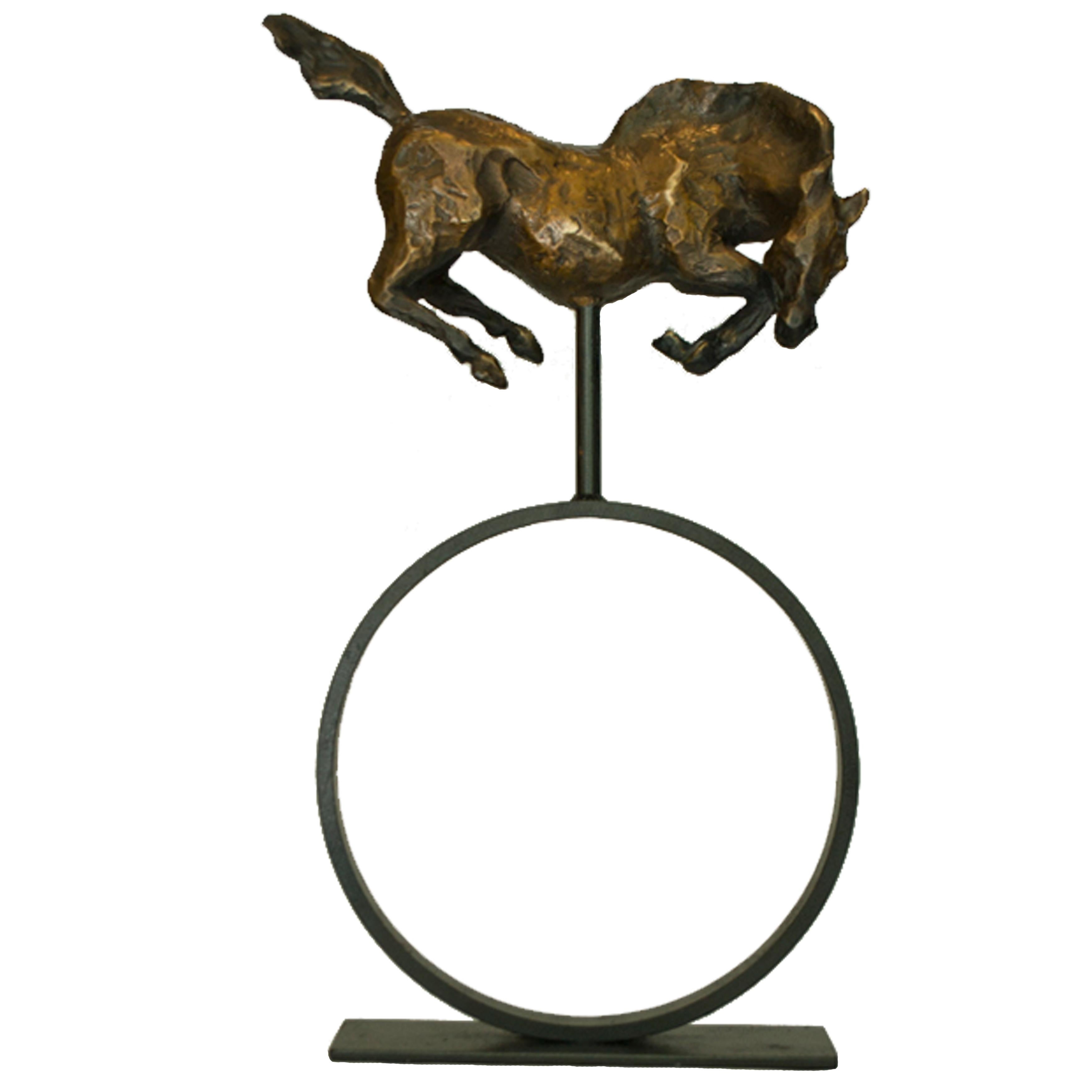 Giuseppe Palumbo Figurative Sculpture - Leaping Horse 24/50
