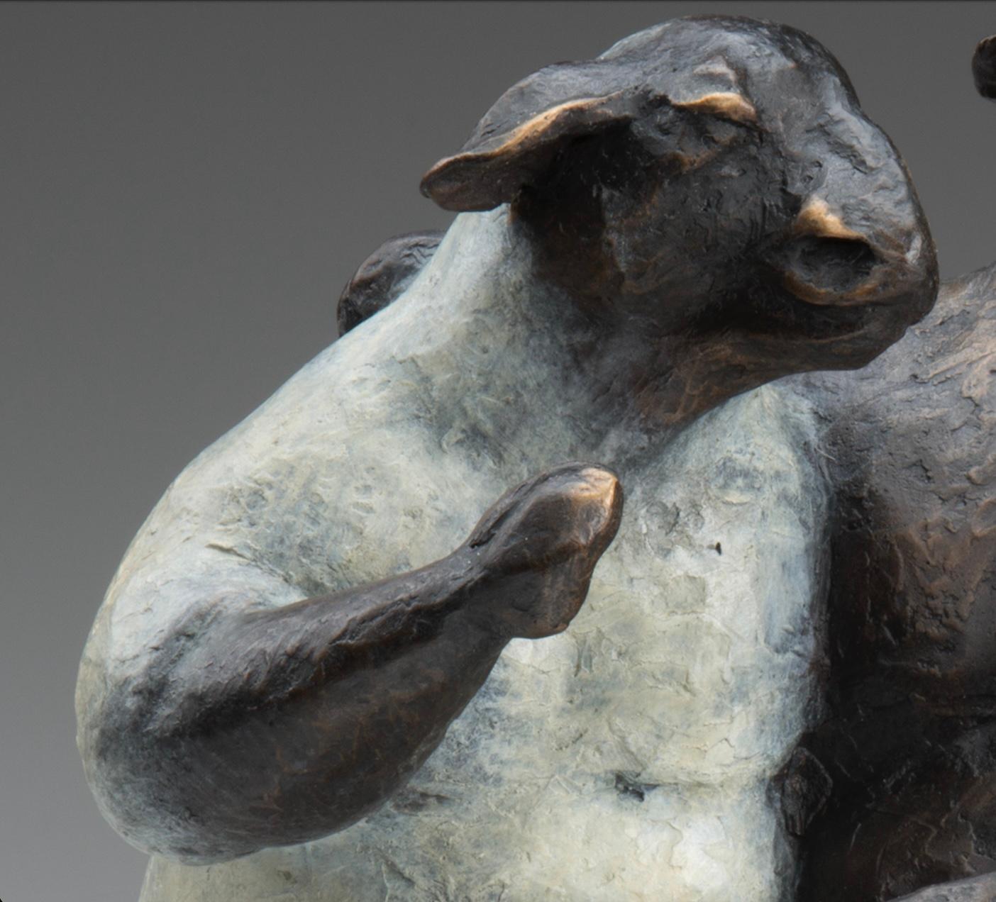 Petit ensemble maintenant 11 pouces (un baaad) 326/500 - Sculpture de Giuseppe Palumbo