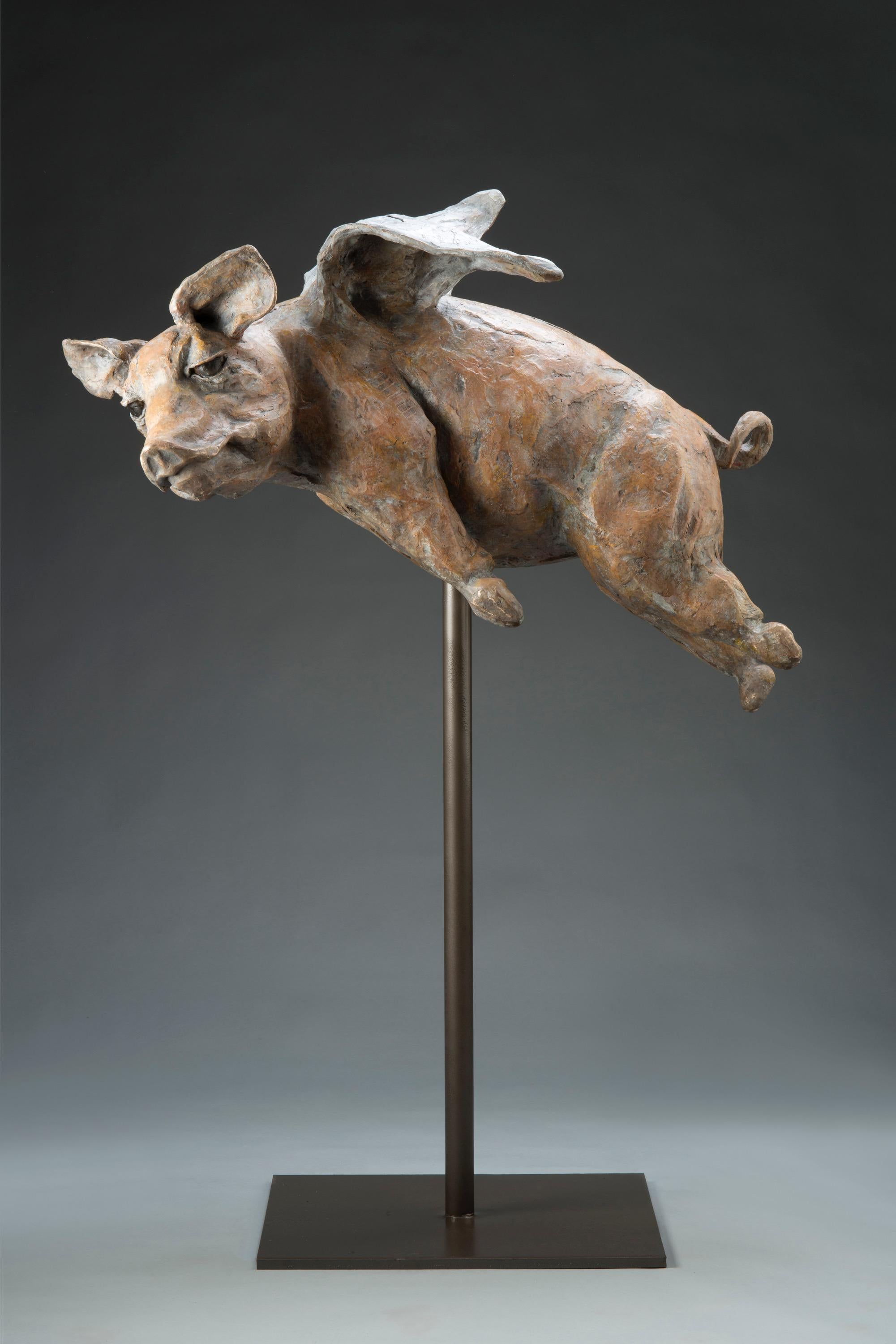 Giuseppe Palumbo Figurative Sculpture - Wilbur (tall, aluminum) 10/50