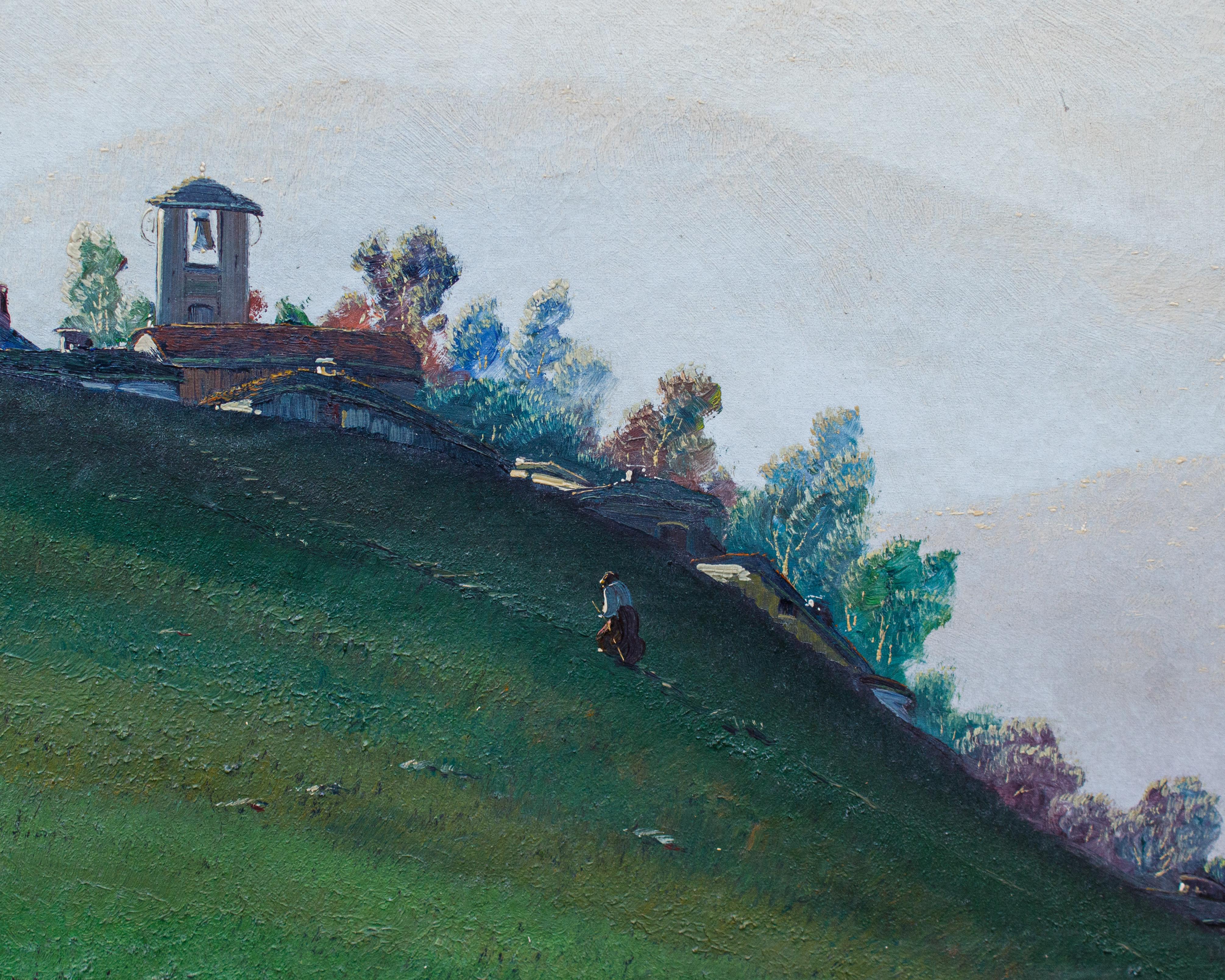 Giuseppe Pessina, Hügellandschaft im Angebot 2