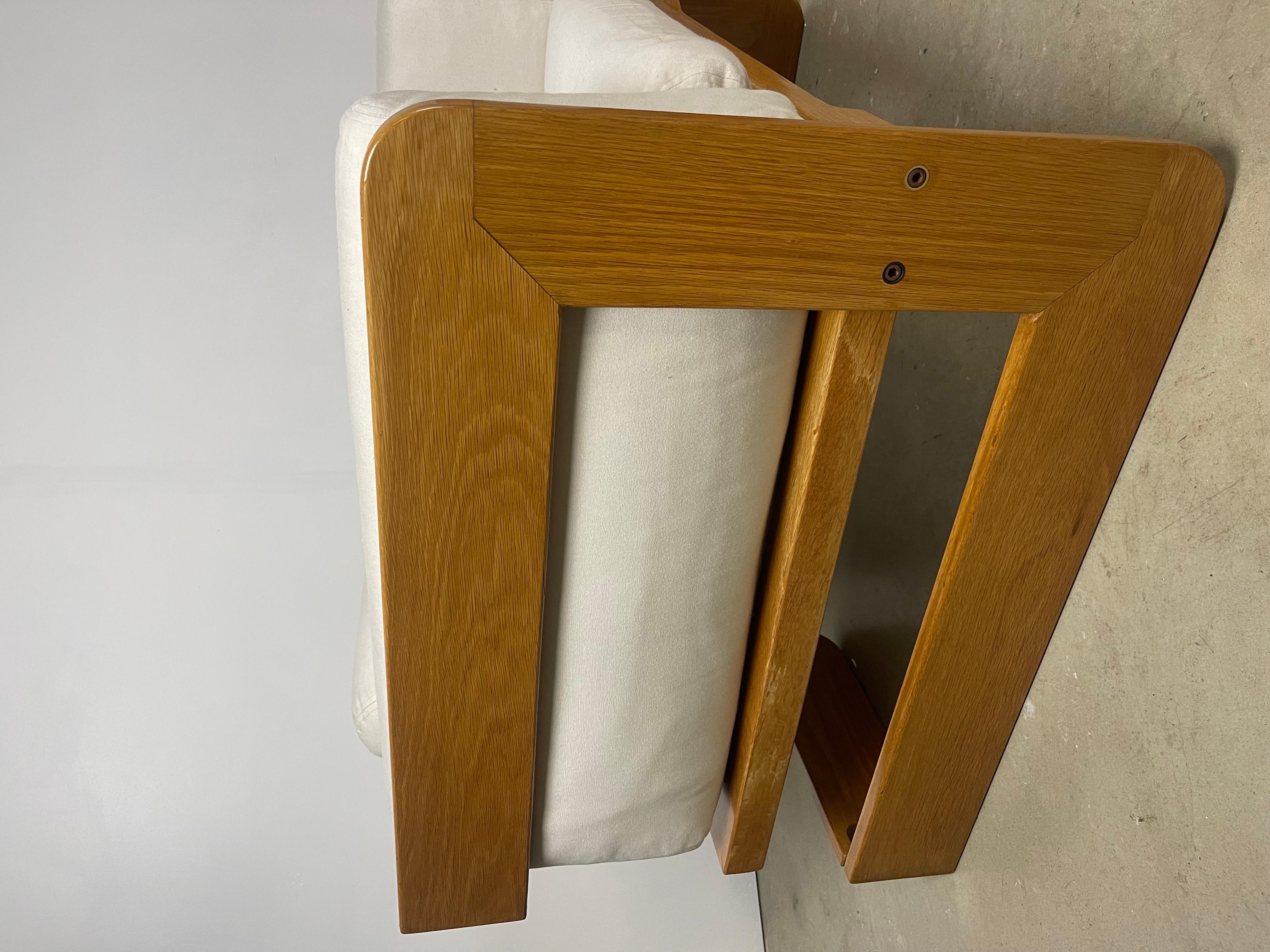 20th Century Giuseppe Raimondi 1970s Italian Oak Chairs