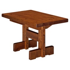 Giuseppe Rivadoss Dining Table in Pine 
