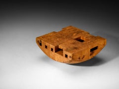 Giuseppe Rivadossi 'Blocco Galla' Coffee Table in Swiss Pine