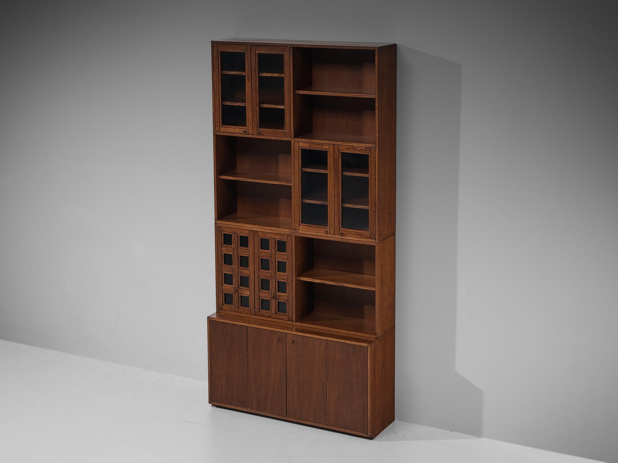 Giuseppe Rivadossi Bookcase in Oak  For Sale 2