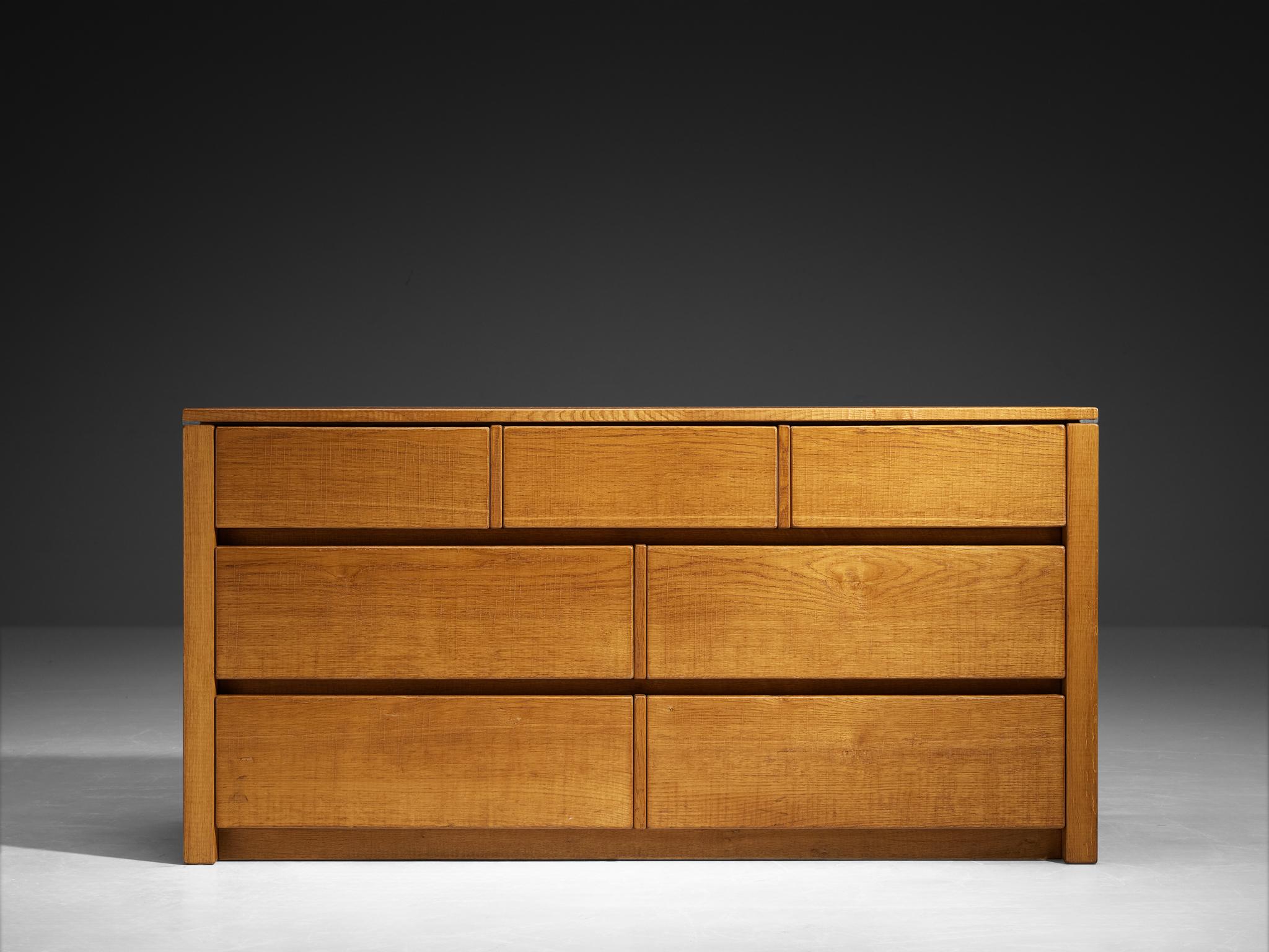 Italian Giuseppe Rivadossi Chest of Drawers in Chestnut
