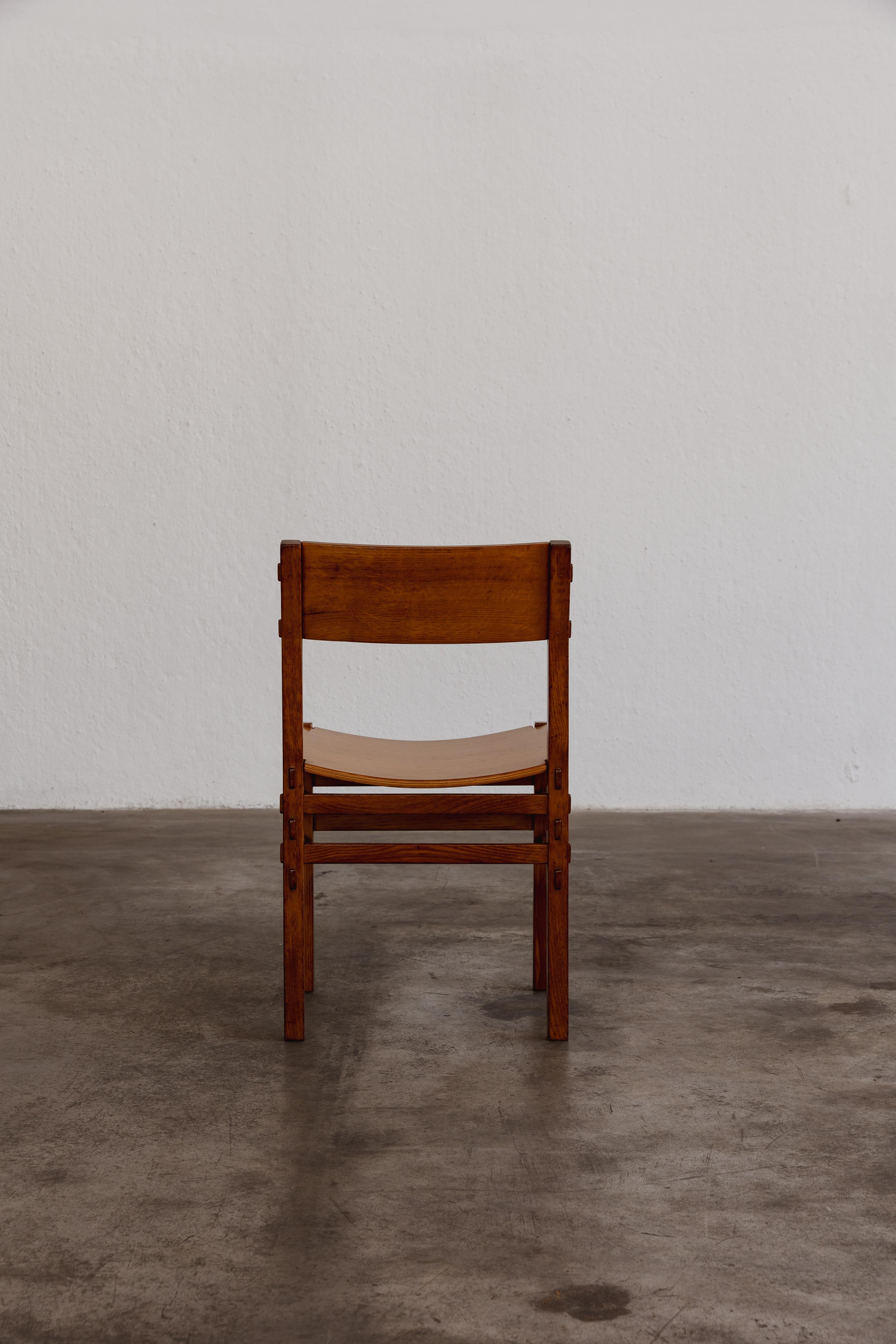 Chaise de salle à manger Giuseppe Rivadossi pour Officina Rivadossi, 1980 en vente 3