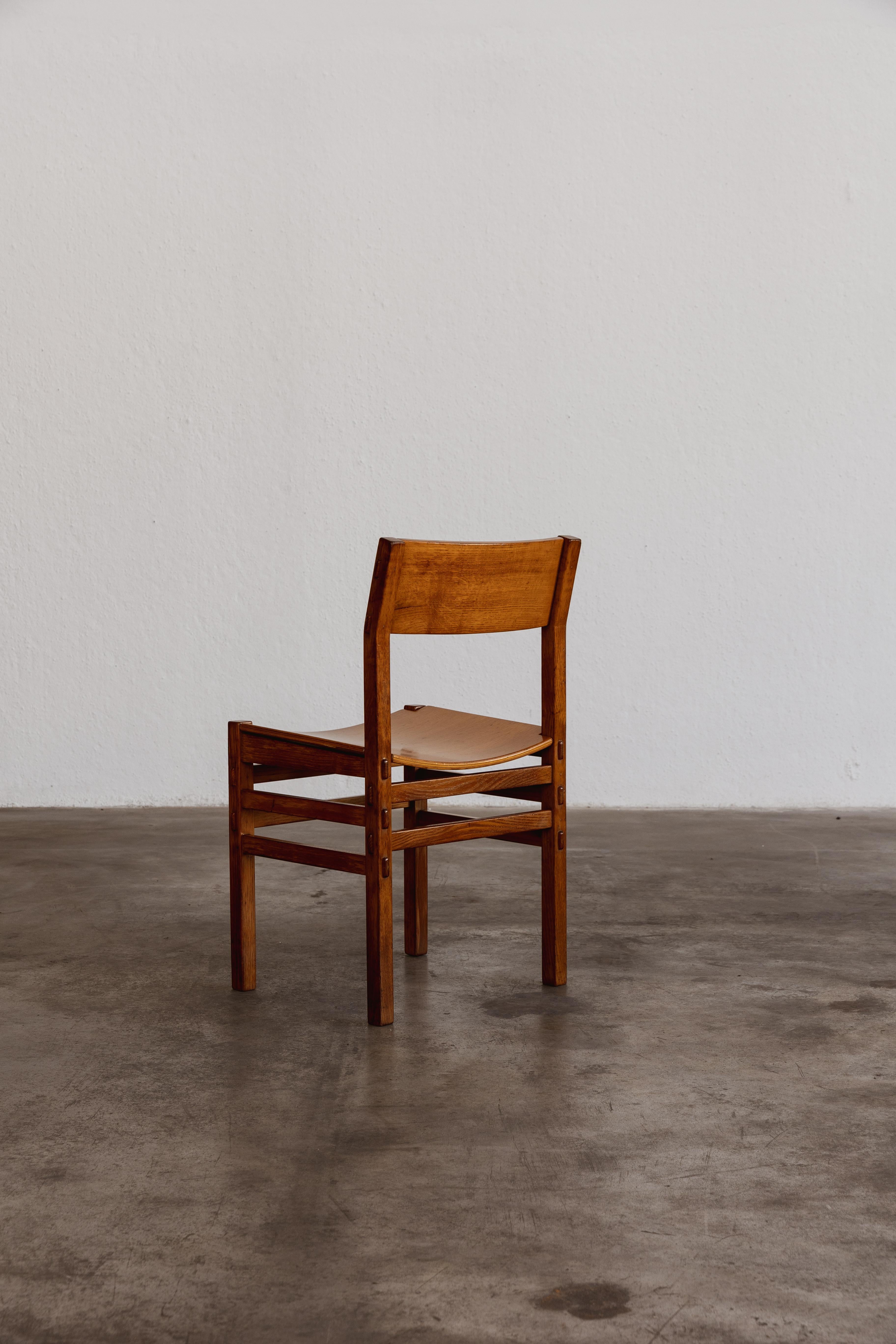 Chaise de salle à manger Giuseppe Rivadossi pour Officina Rivadossi, 1980 en vente 4