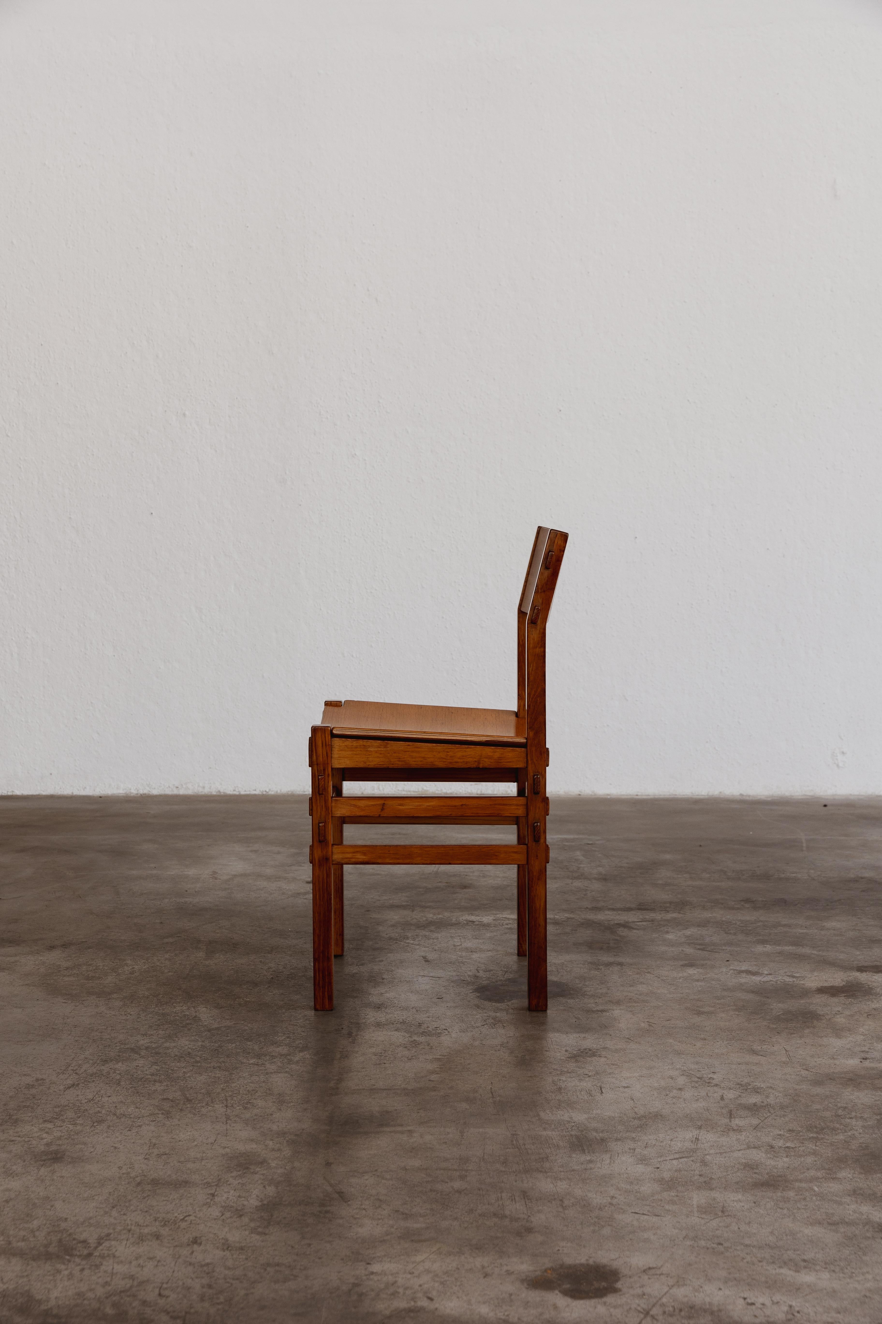 Chaise de salle à manger Giuseppe Rivadossi pour Officina Rivadossi, 1980 en vente 5