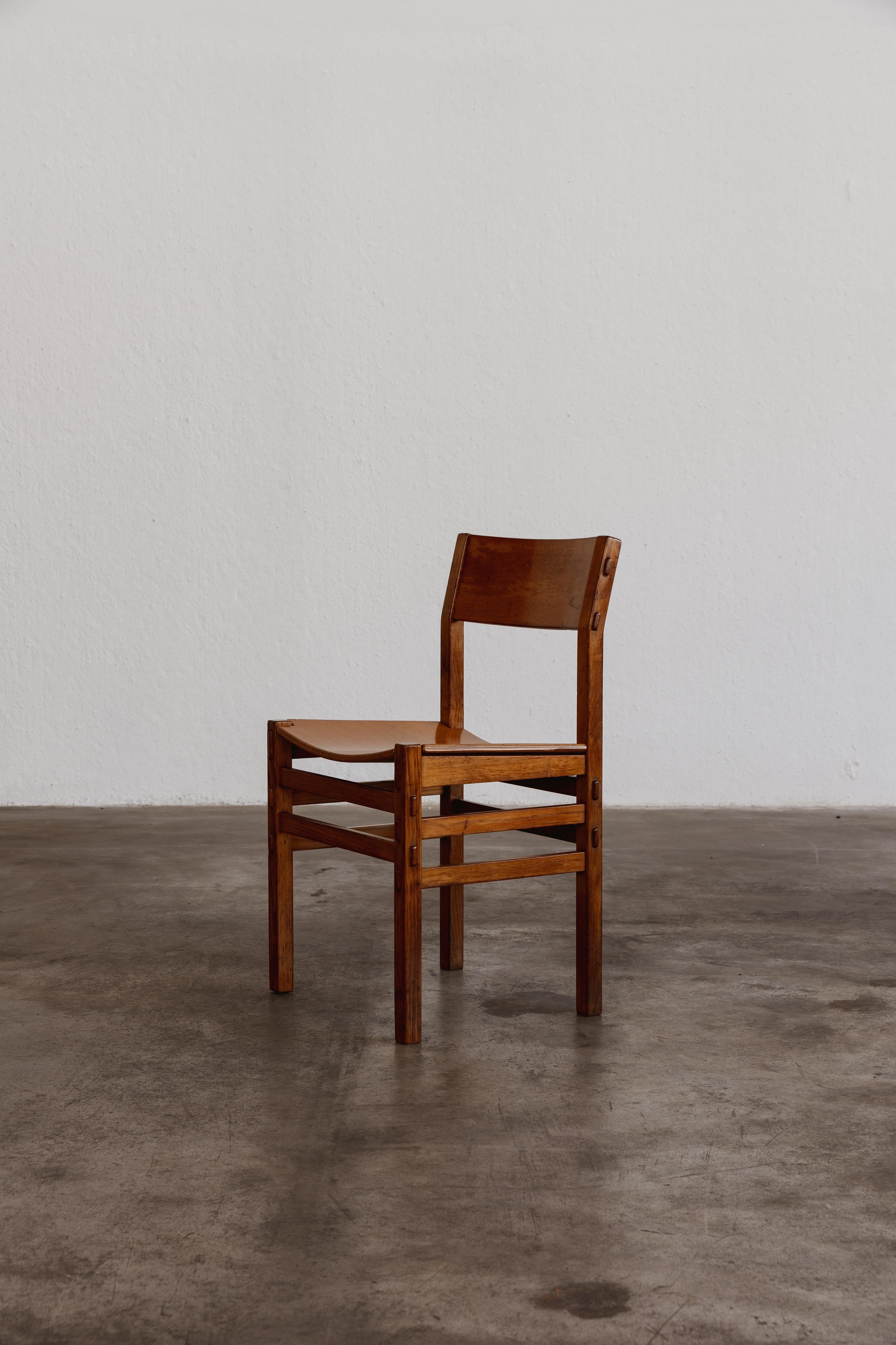 Chaise de salle à manger Giuseppe Rivadossi pour Officina Rivadossi, 1980 en vente 6
