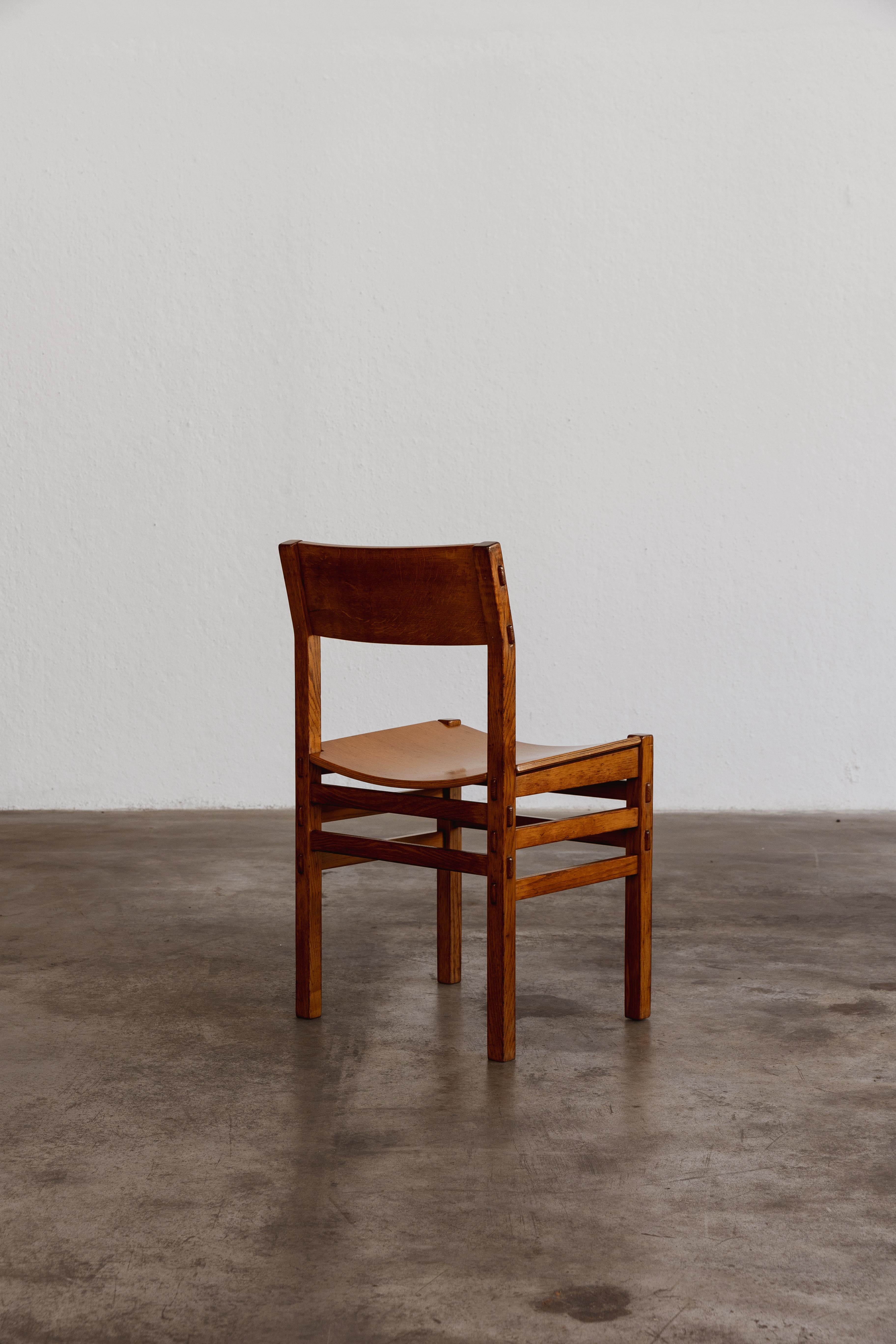 italien Chaise de salle à manger Giuseppe Rivadossi pour Officina Rivadossi, 1980 en vente