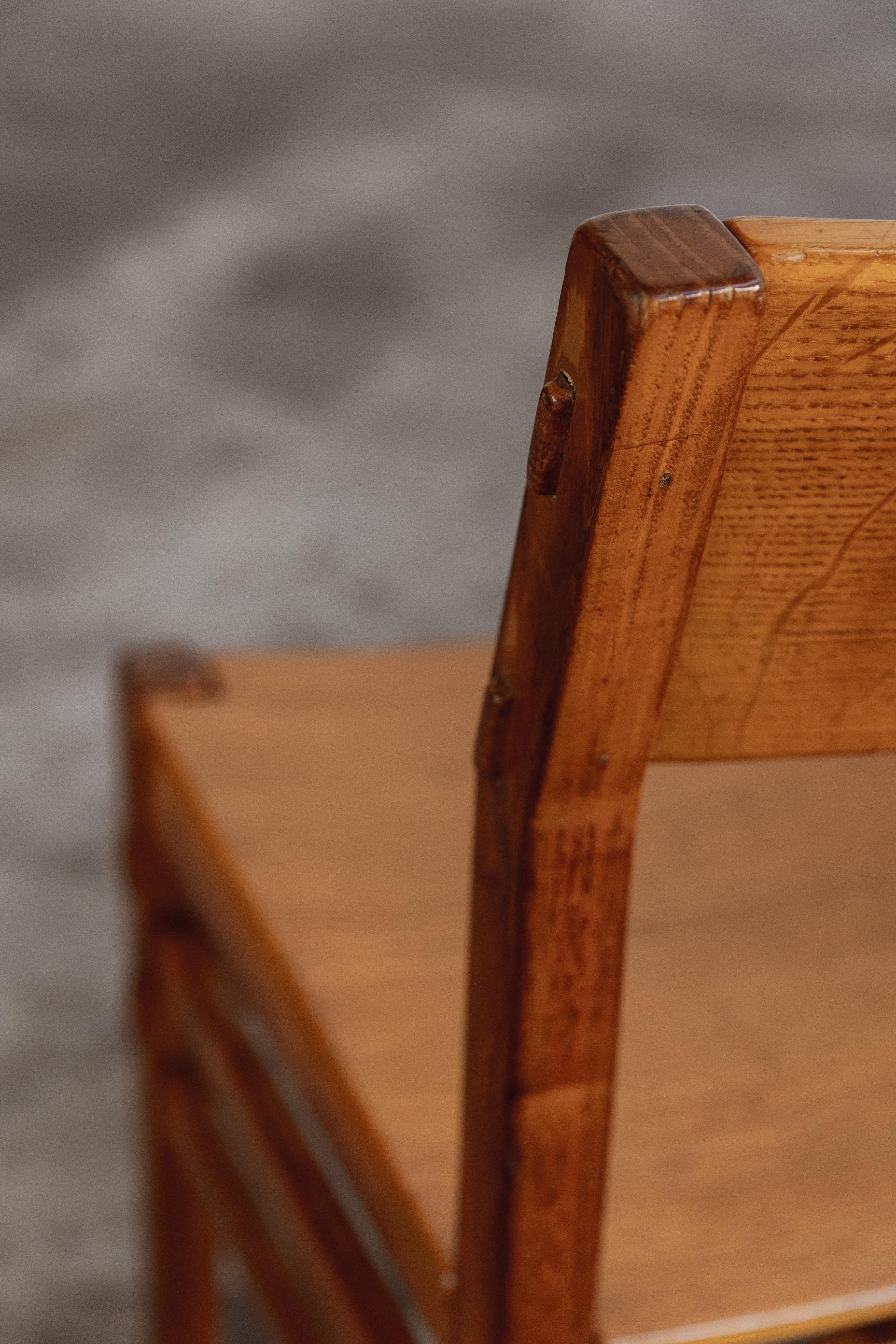 Chaise de salle à manger Giuseppe Rivadossi pour Officina Rivadossi, 1980 Bon état - En vente à Lonigo, Veneto