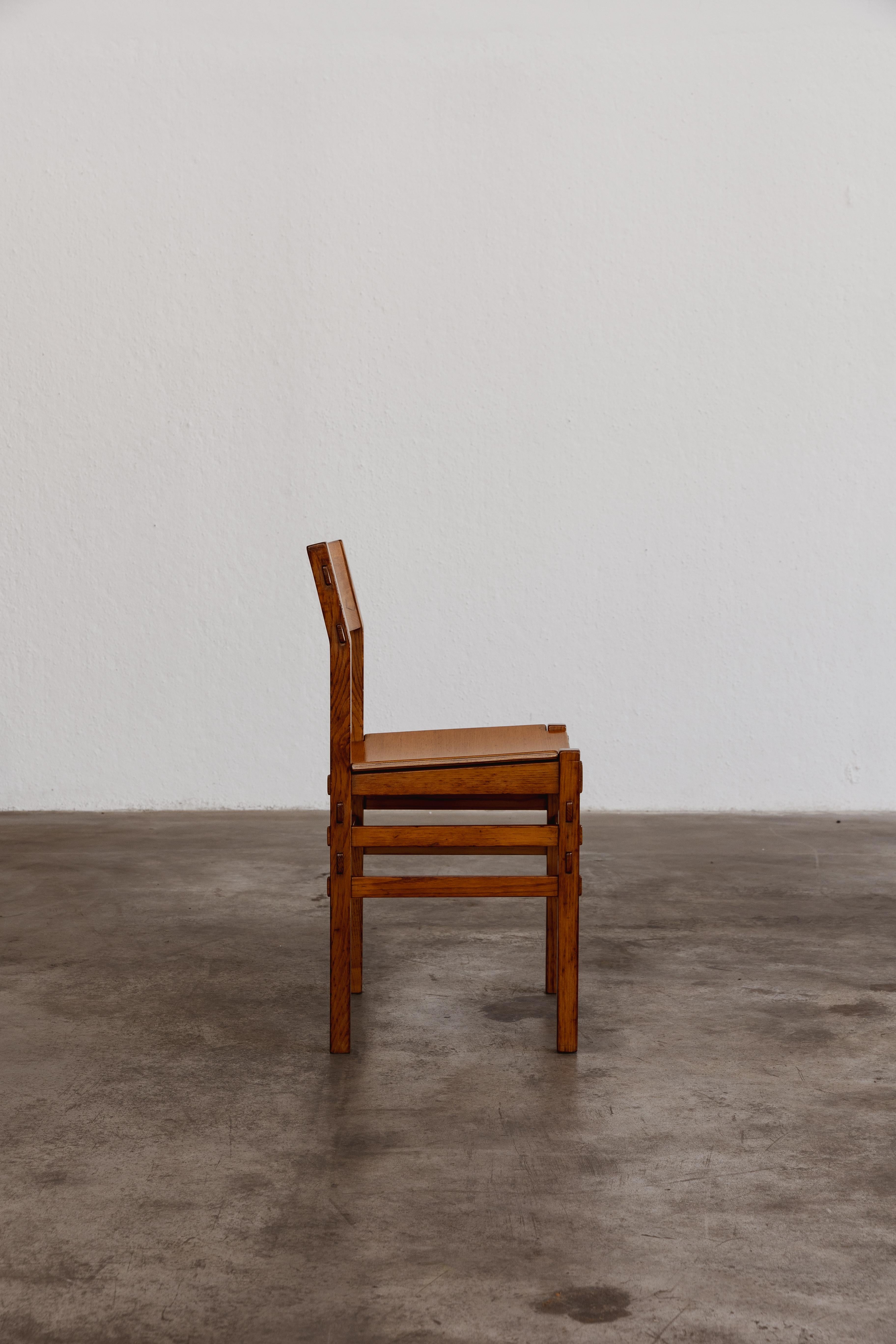 Chaise de salle à manger Giuseppe Rivadossi pour Officina Rivadossi, 1980 en vente 1