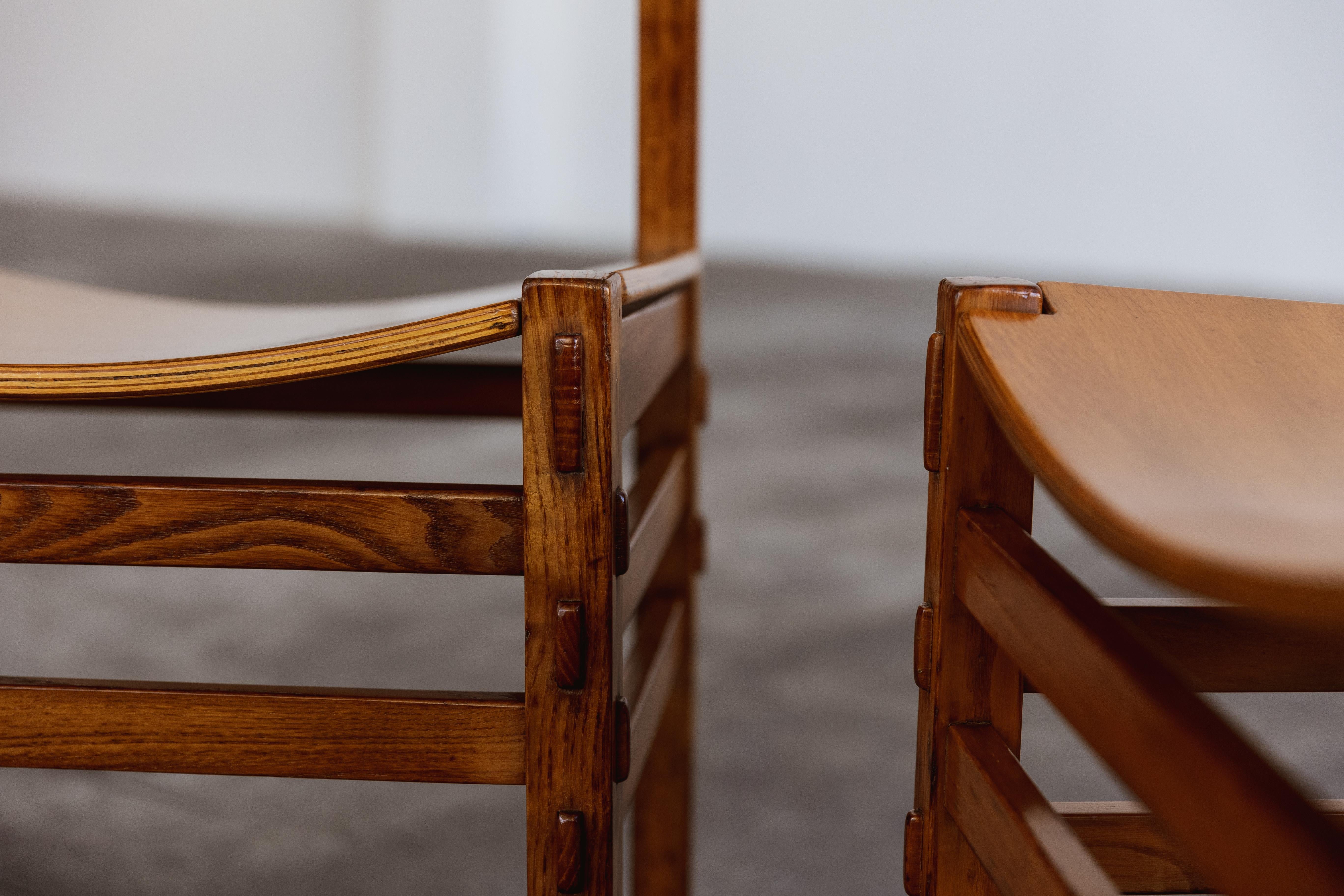 Giuseppe Rivadossi Esszimmerstühle für Officina Rivadossi, 1980, 6er-Set, Giuseppe Rivadossi im Angebot 5