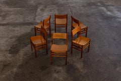 Giuseppe Rivadossi Dining Chairs for Officina Rivadossi, 1980, Set of 6