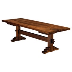 Mesa de comedor Giuseppe Rivadossi de nogal
