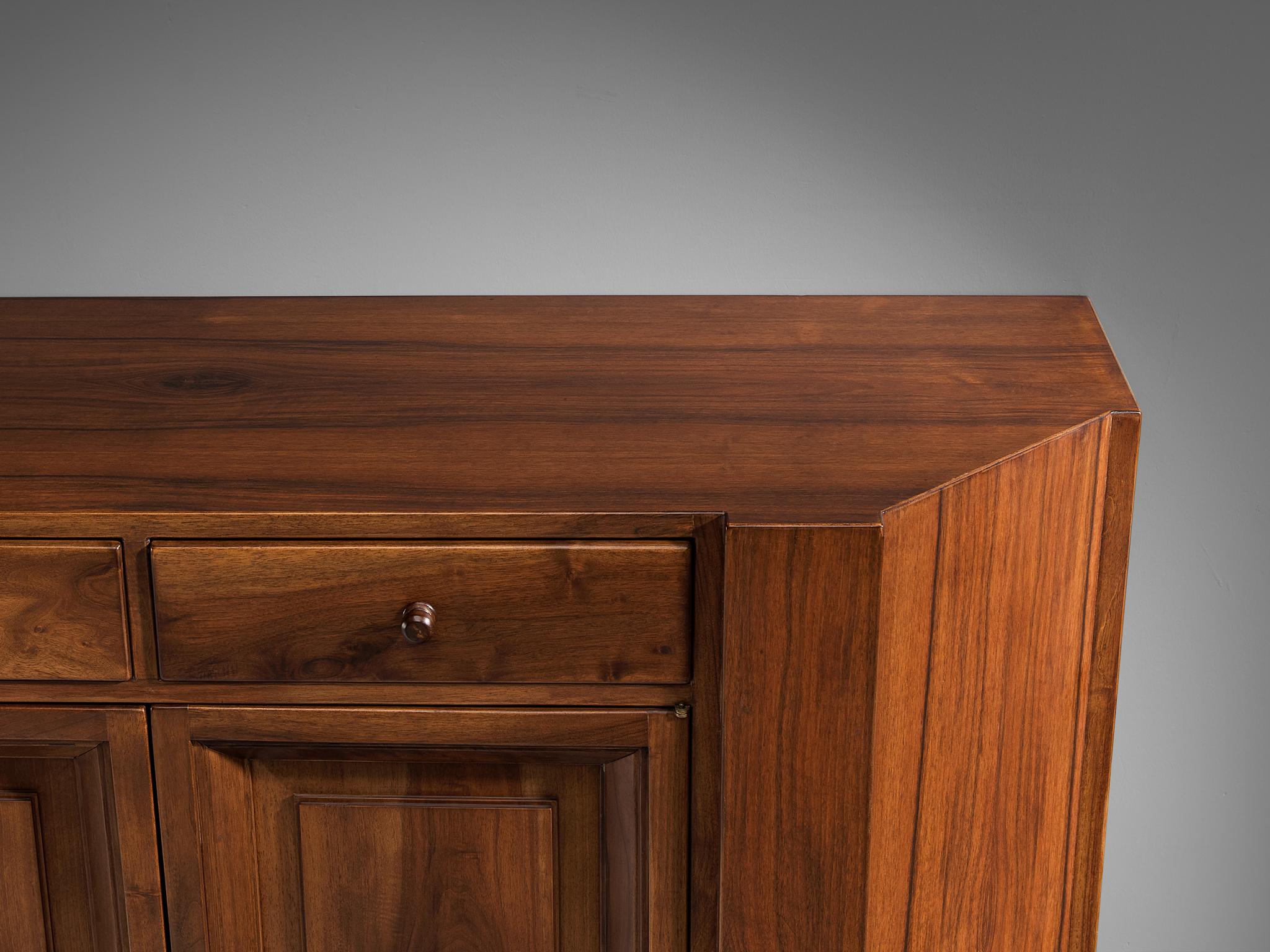 Giuseppe Rivadossi for Officina Rivadossi Cabinet in Walnut  For Sale 4