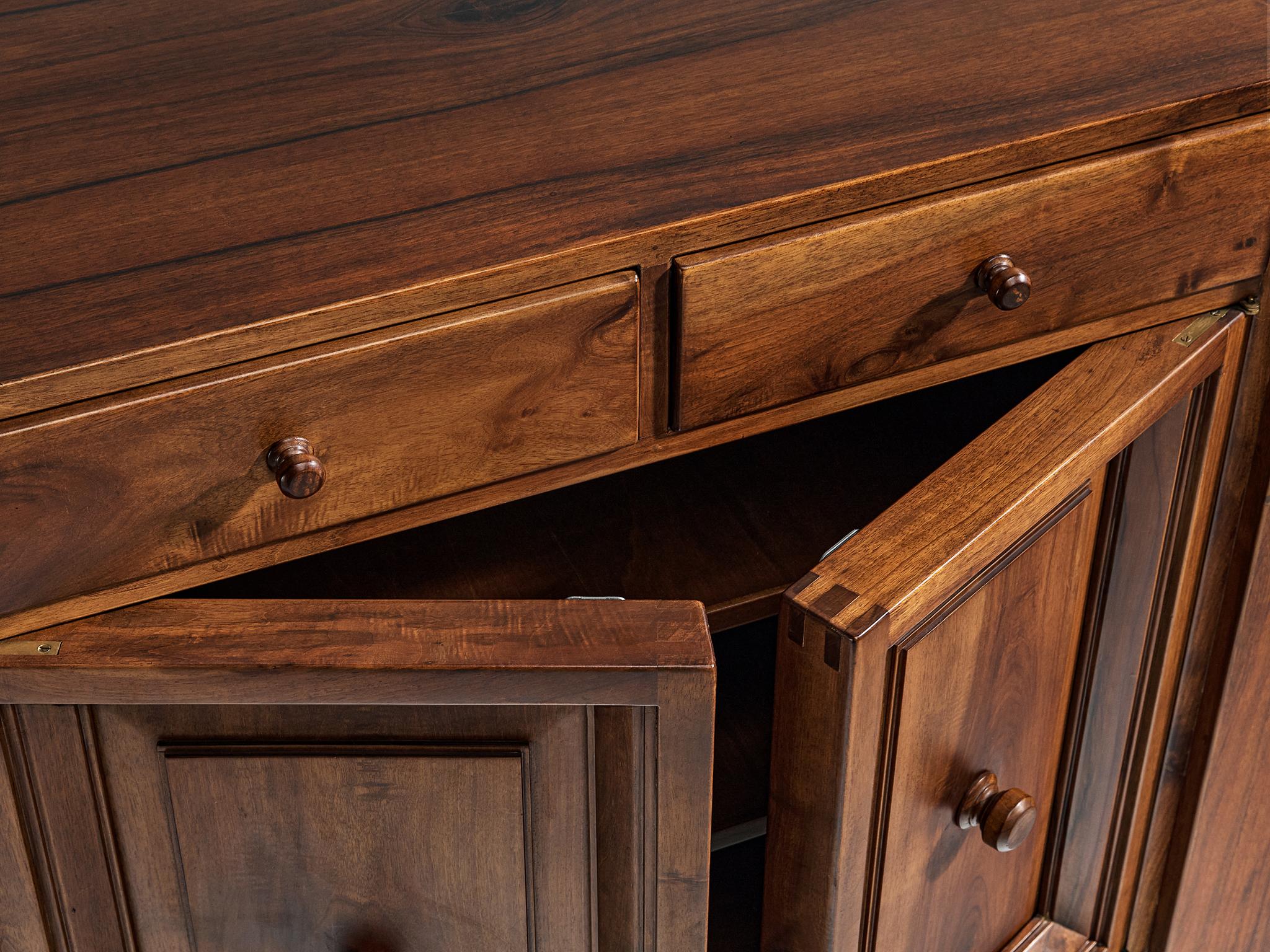 Giuseppe Rivadossi for Officina Rivadossi Cabinet in Walnut 2