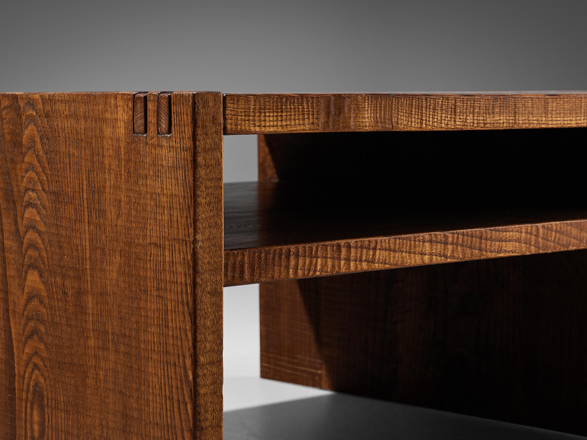 Post-Modern Giuseppe Rivadossi for Officina Rivadossi Coffee Table in Ash 