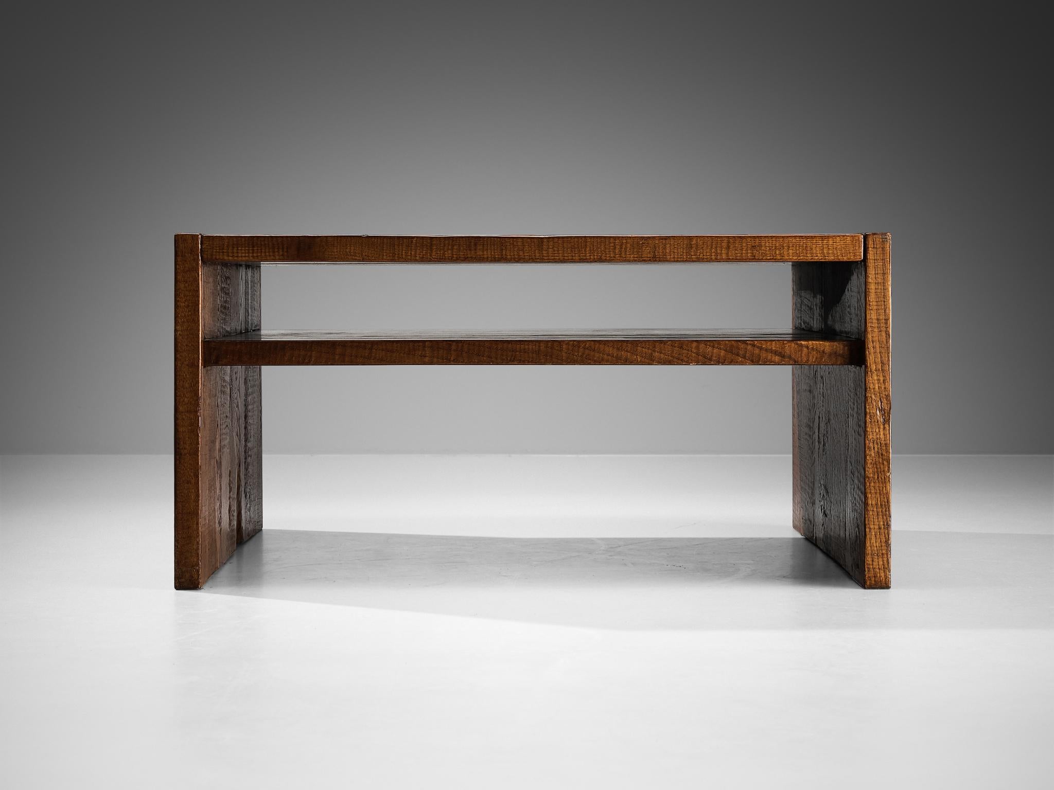 Giuseppe Rivadossi for Officina Rivadossi Coffee Table in Ash  In Good Condition In Waalwijk, NL