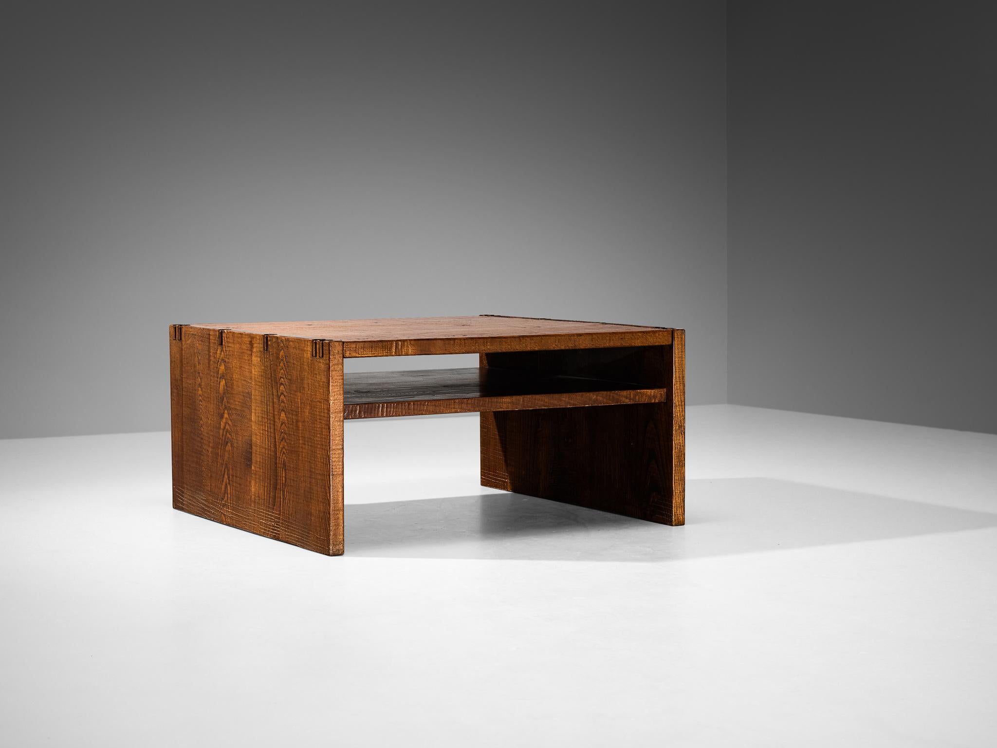Giuseppe Rivadossi for Officina Rivadossi Coffee Table in Ash  1