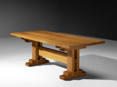 Giuseppe Rivadossi for Officina Rivadossi Dining Table in Oak