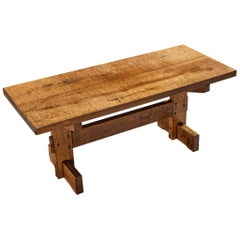 Table de salle à manger en chêne Giuseppe Rivadossi pour Officina Rivadossi