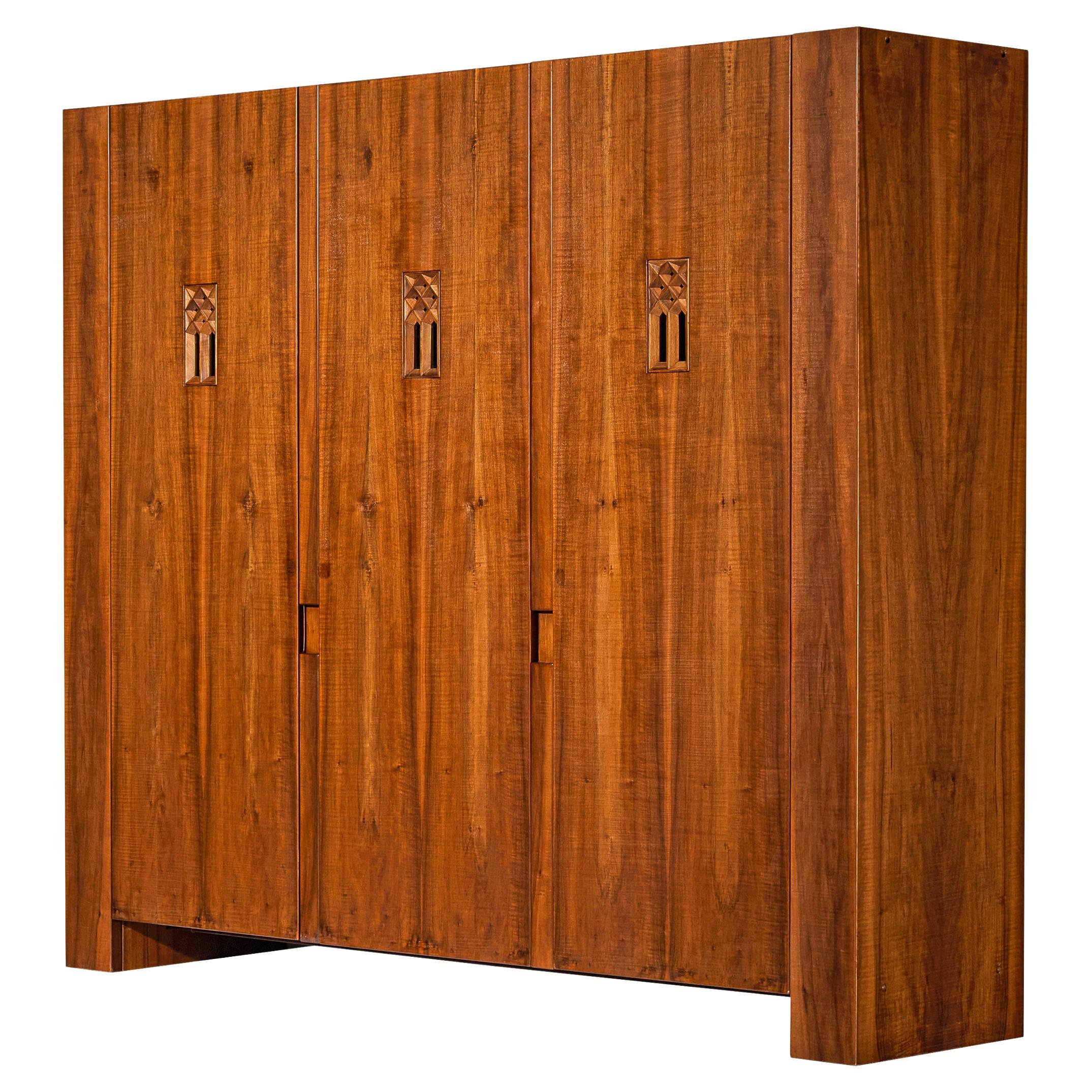 Giuseppe Rivadossi for Officina Rivadossi Grand Wardrobe in Walnut