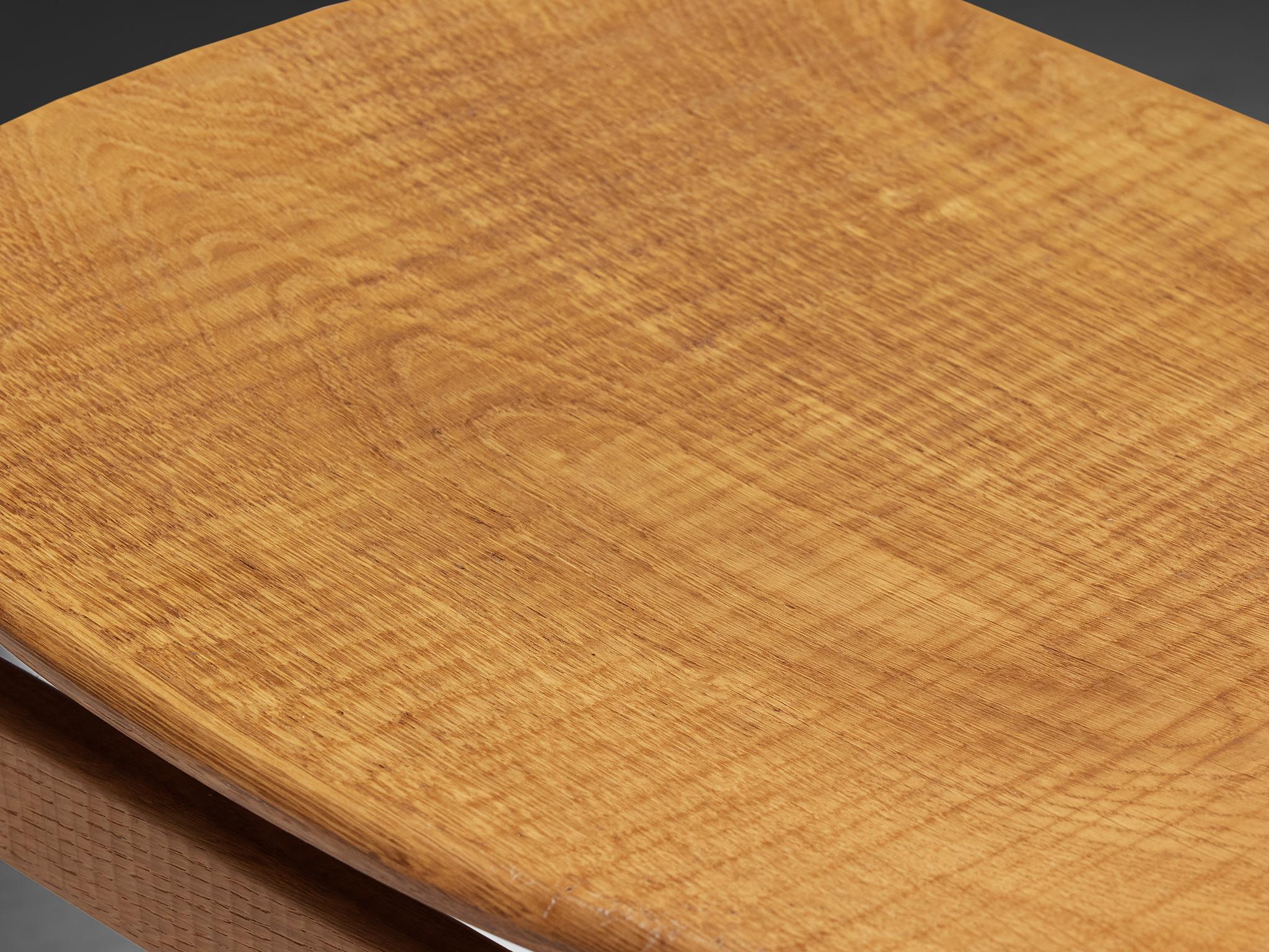 Giuseppe Rivadossi for Officina Rivadossi High Bar Stools in Oak in vendita 5