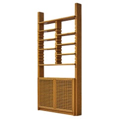 Giuseppe Rivadossi for Officina Rivadossi Highboard with Shelves in Oak