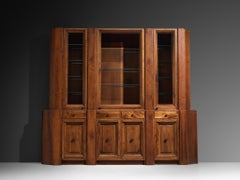 Giuseppe Rivadossi pour la bibliothèque Officina Rivadossi en noyer