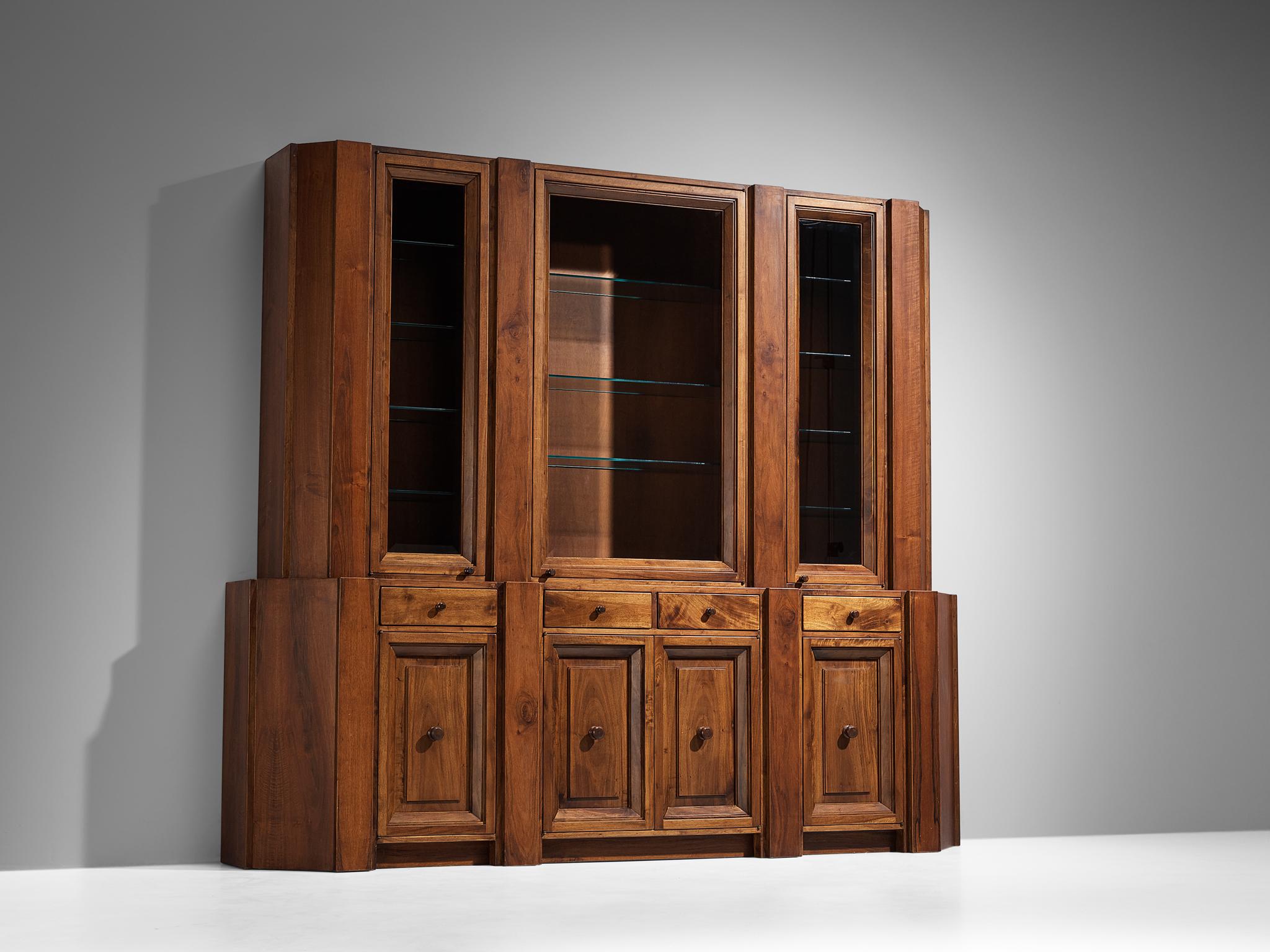 Giuseppe Rivadossi for Officina Rivadossi Library in Walnut 1