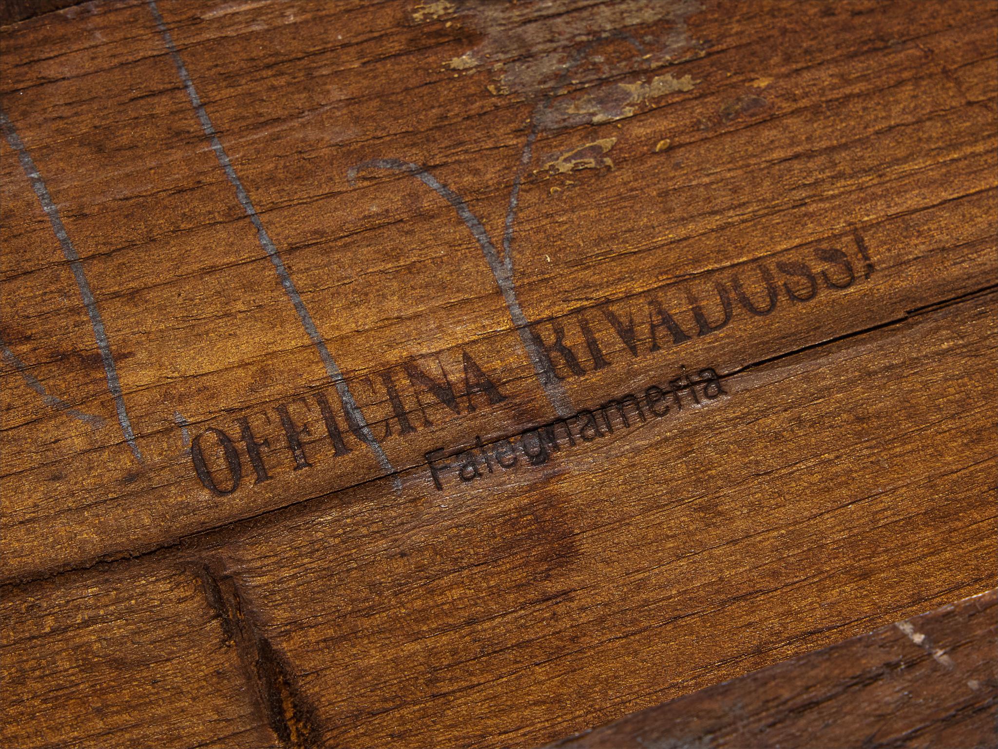Giuseppe Rivadossi for Officina Rivadossi Mirror with Walnut Frame 4