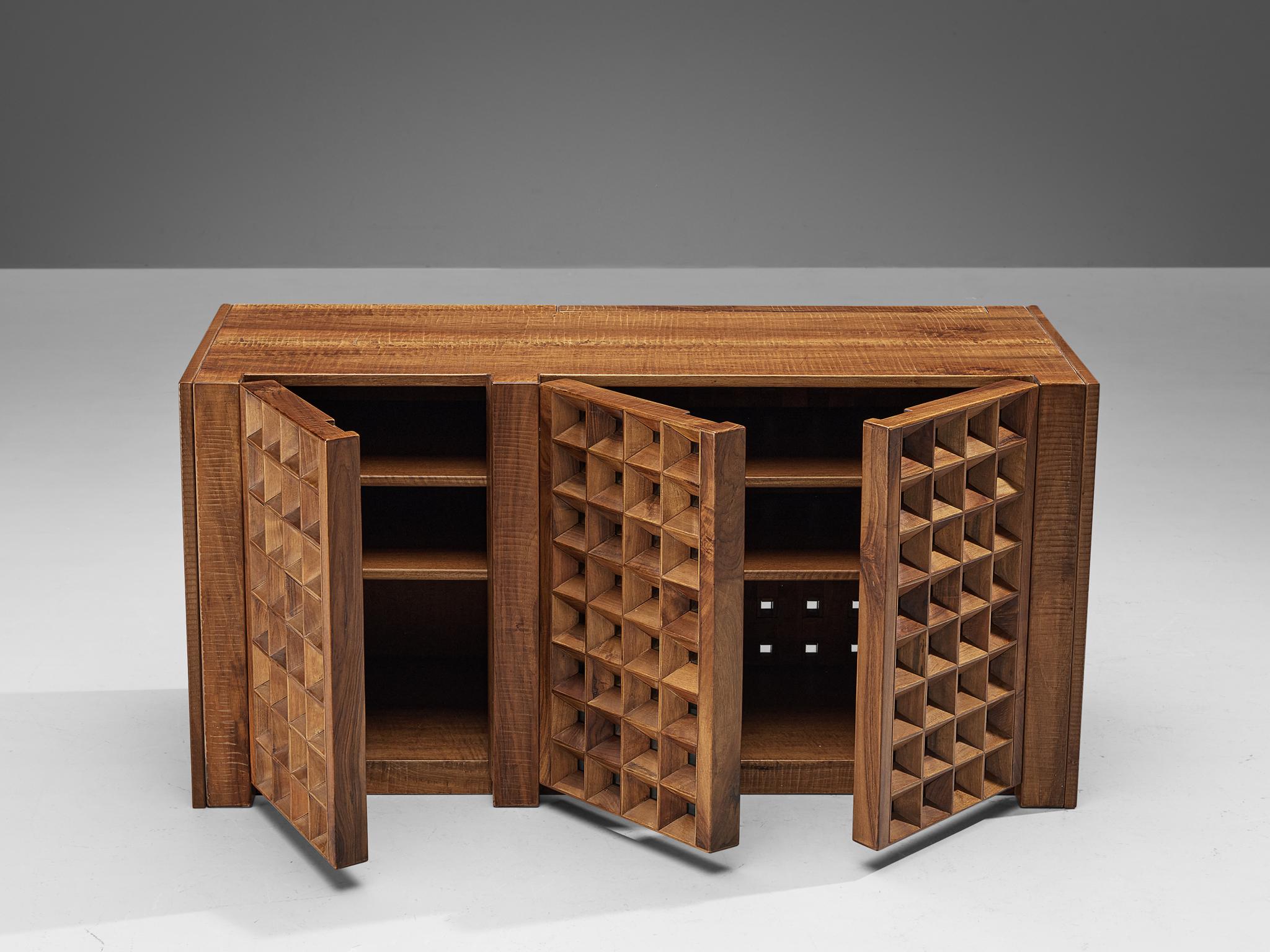 Giuseppe Rivadossi for Officina Rivadossi Sideboard in Walnut 4