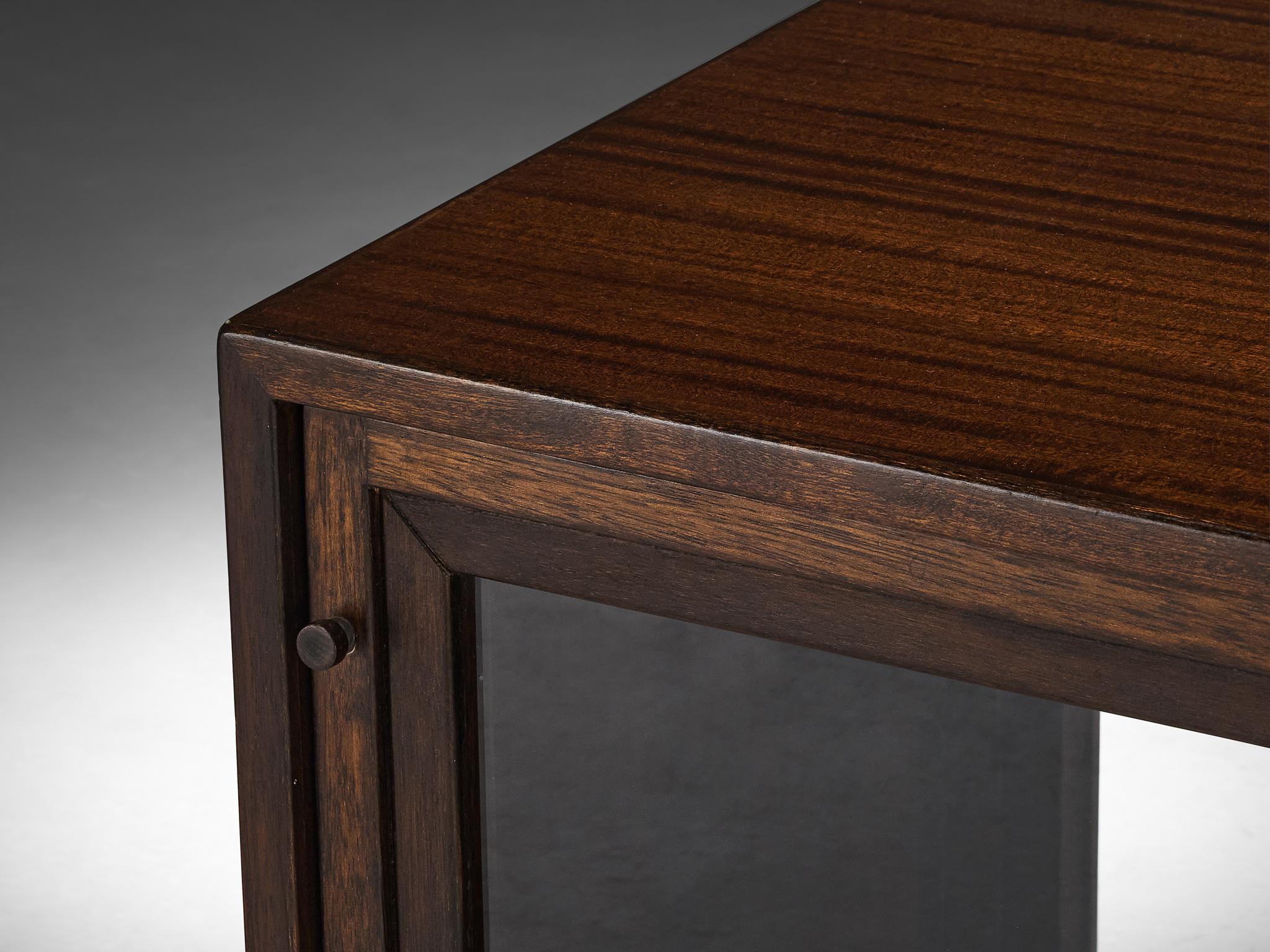 Mid-Century Modern Giuseppe Rivadossi Small Cabinets in Oak For Sale