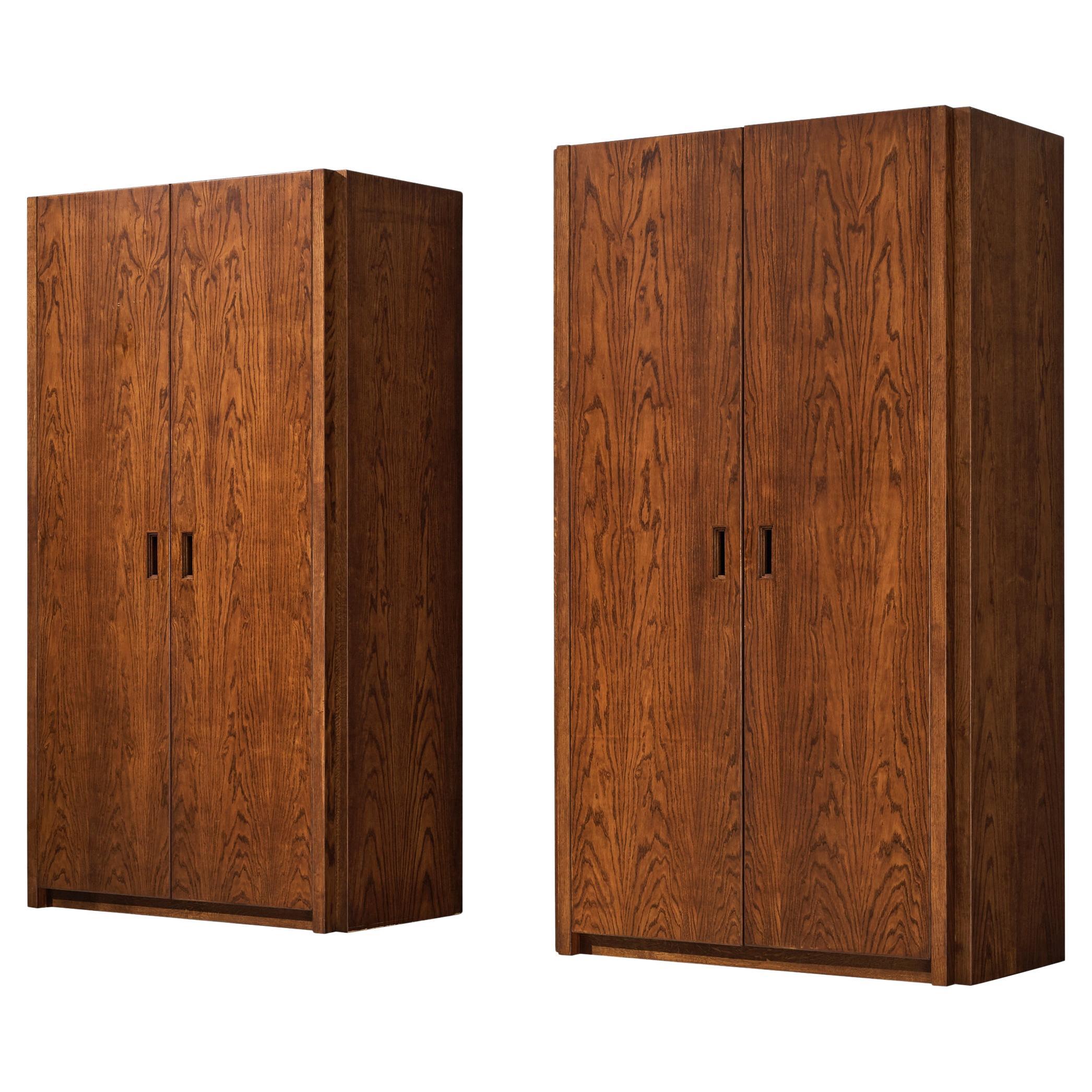 Armoires ou buffets en chêne Giuseppe Rivadossi pour Officina Rivadossi