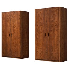 Armoires ou buffets en chêne Giuseppe Rivadossi pour Officina Rivadossi