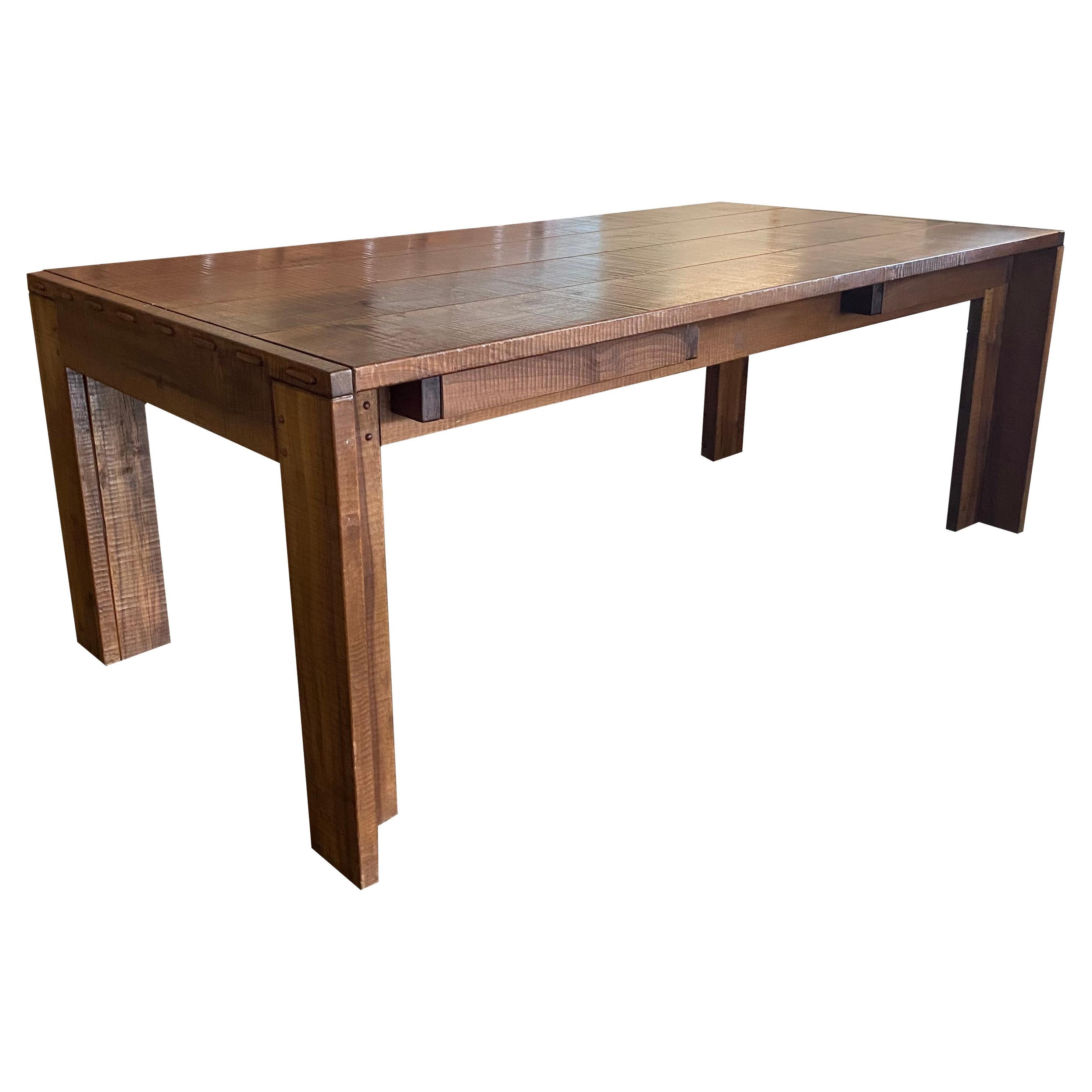 Giuseppe Rivadossi For Officina Walnut Desk, Italy, 1980's For Sale