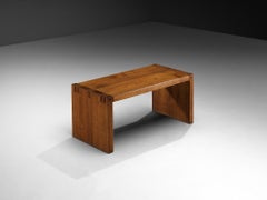 Giuseppe Rivadossi Hand-Carved Coffee Table in Oak